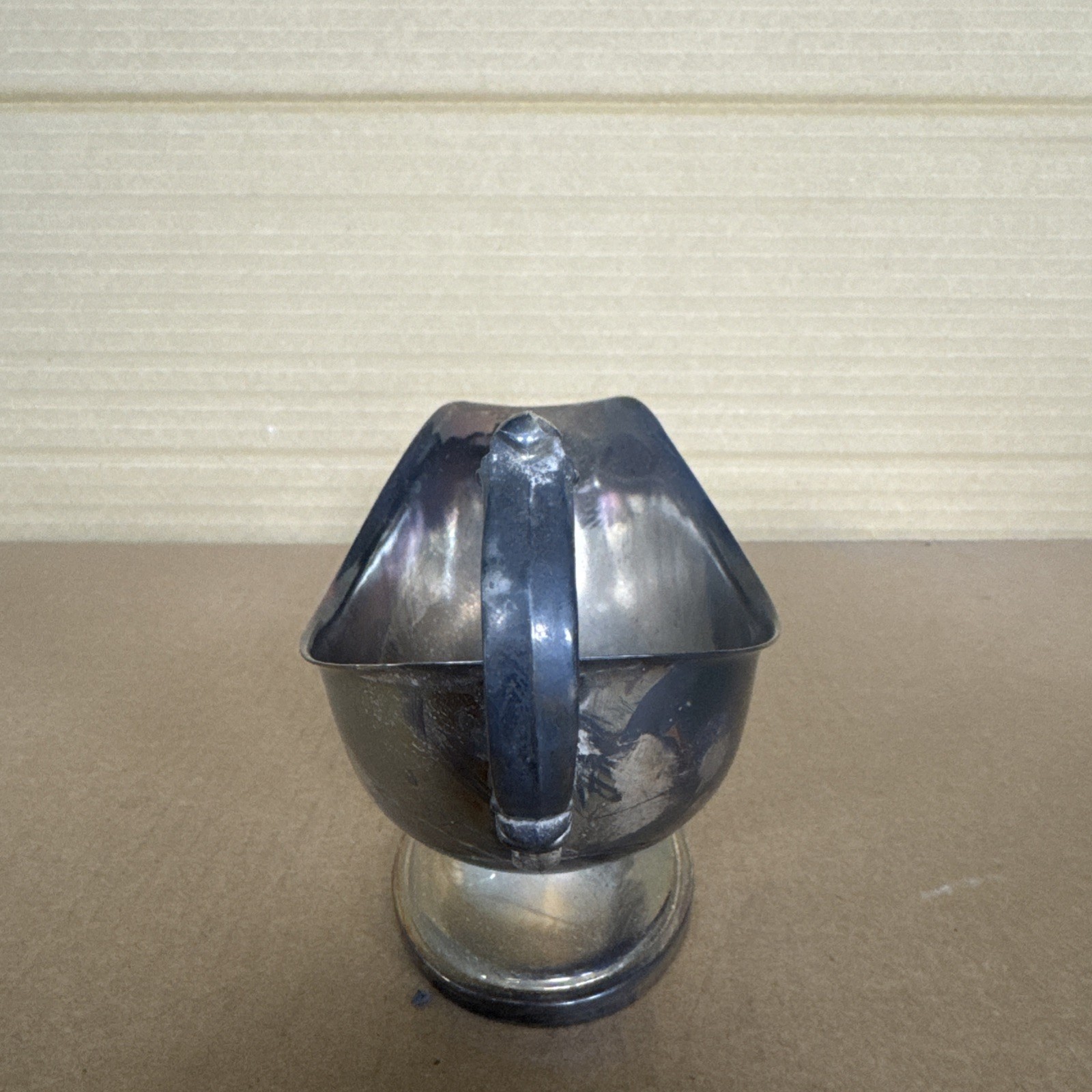 Vintage silver plated sauceboat