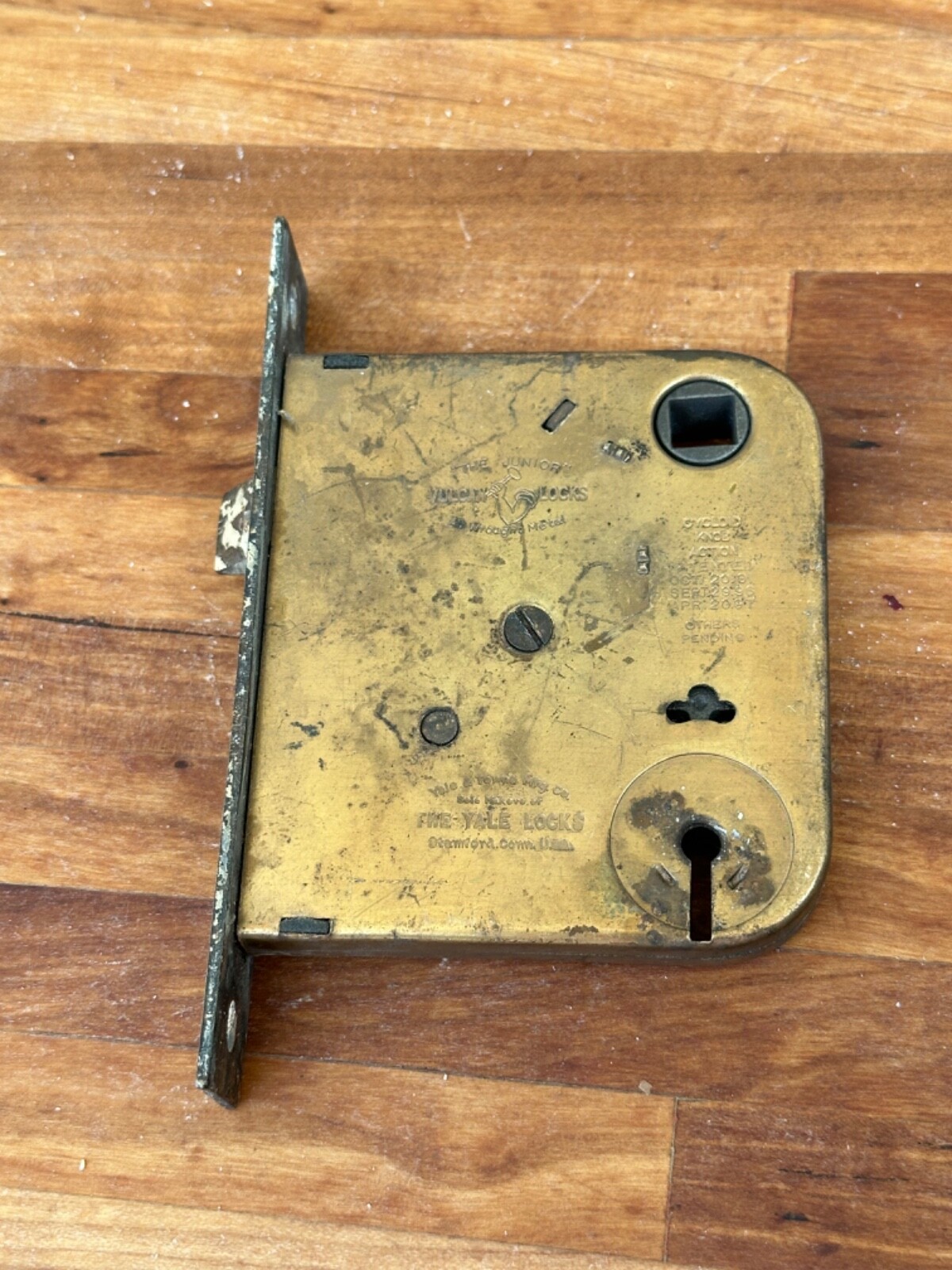 Yale & Towne Mfg. Co. vintage mortise door lock