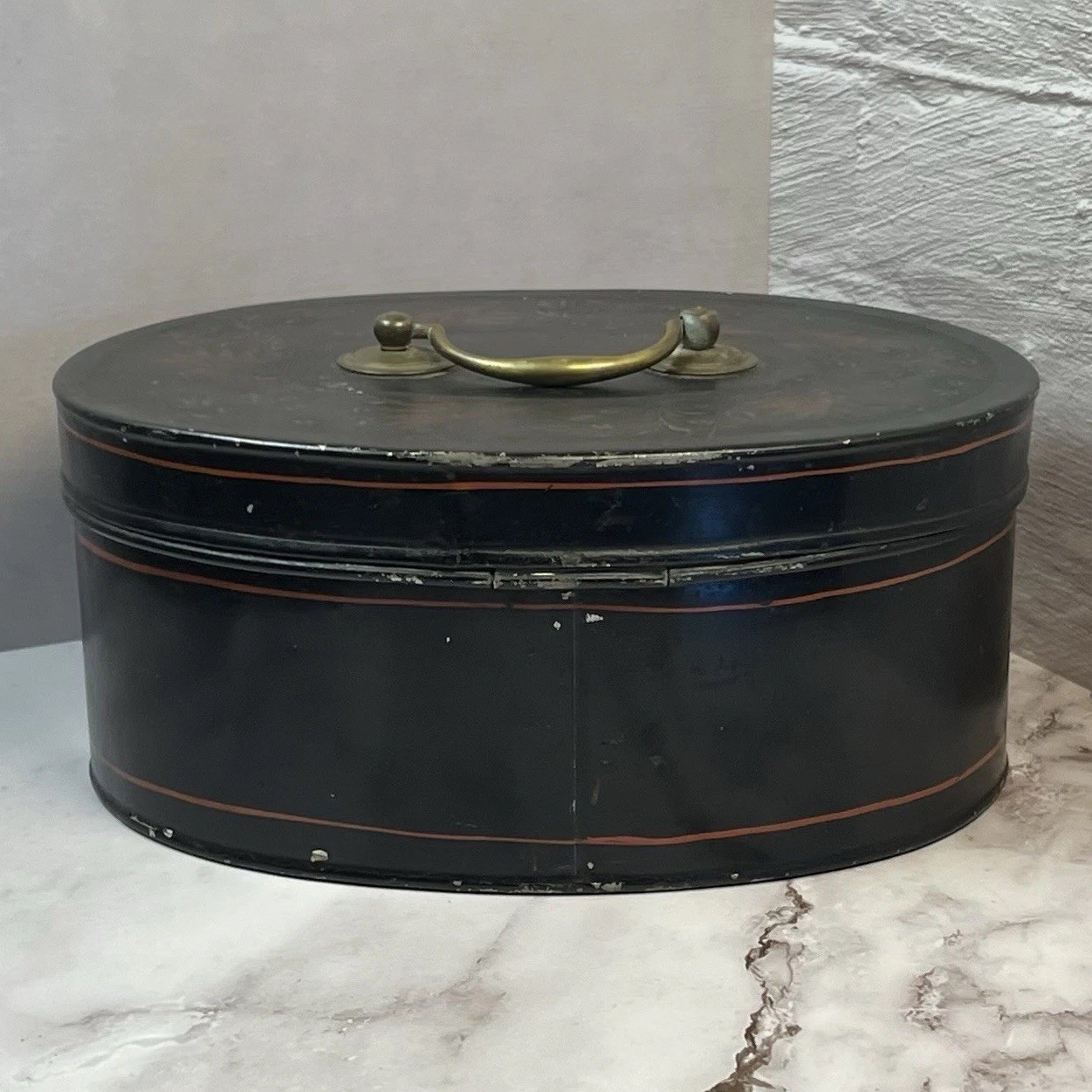 Mid-19th Century Toleware Dressing Case With Provenance