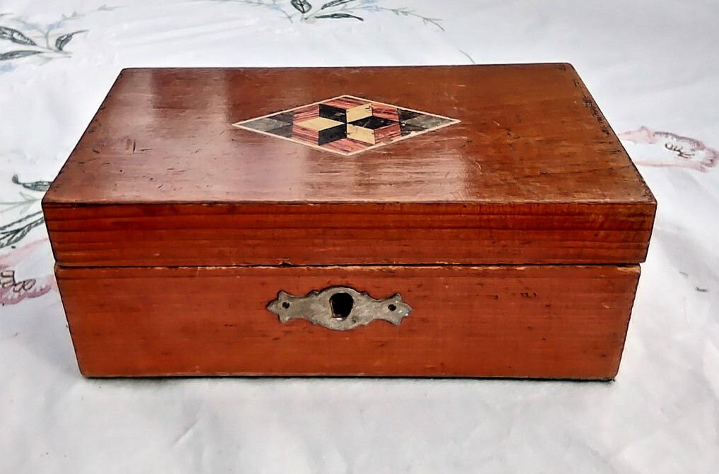 Yes No Ballot Box Vintage – Art Deco Design / Trinket Box