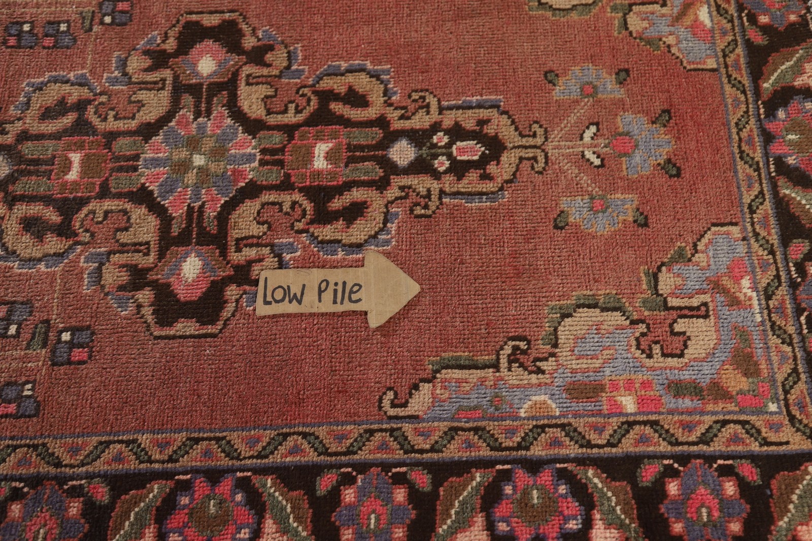 Geometric 13 ft Runner Rug 3×13 Wool Handmade Traditional Hallway Carpet