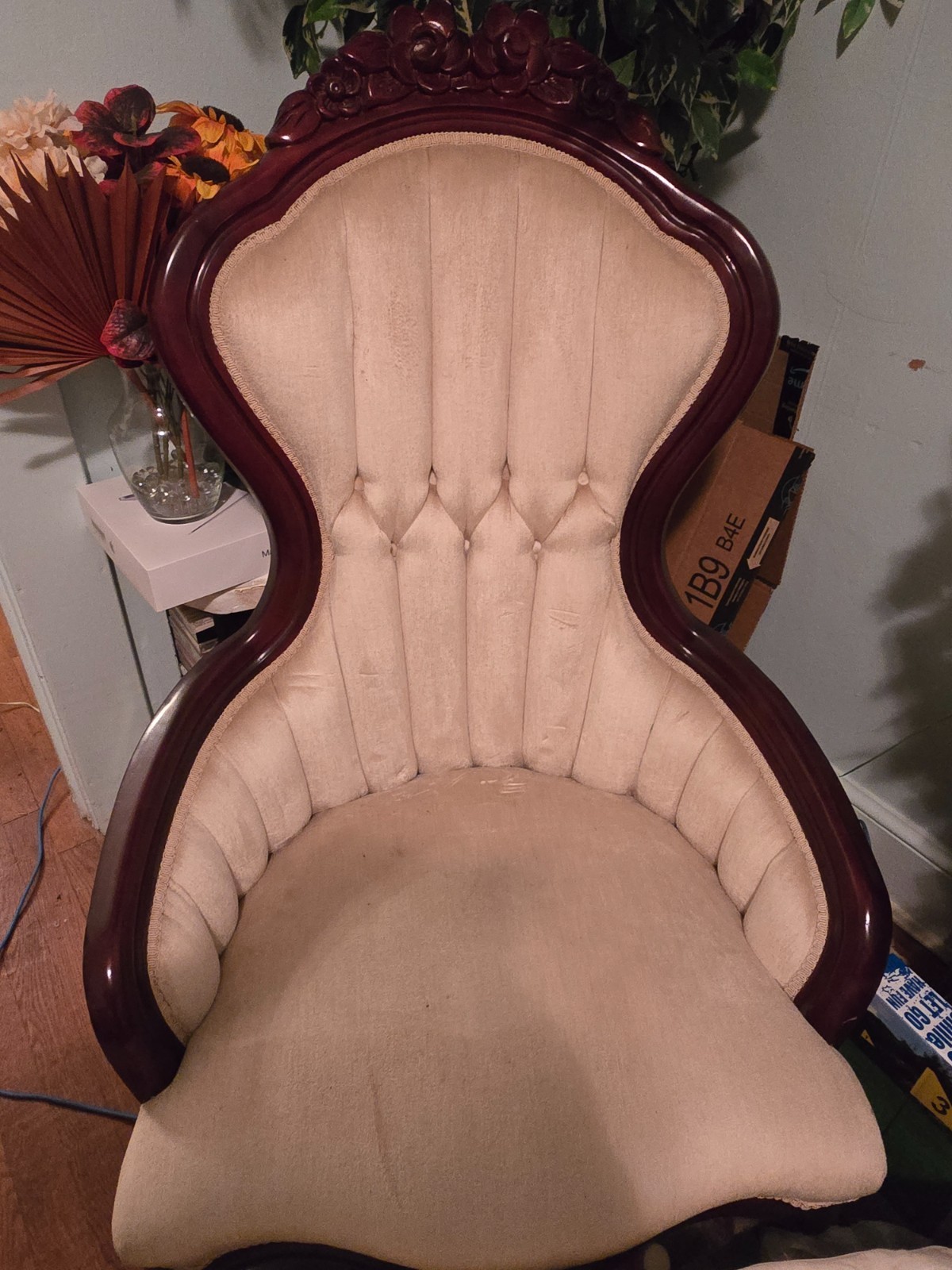 Kimball Furniture Victorian Style King and/or Queen Mahogany Parlor Chairs
