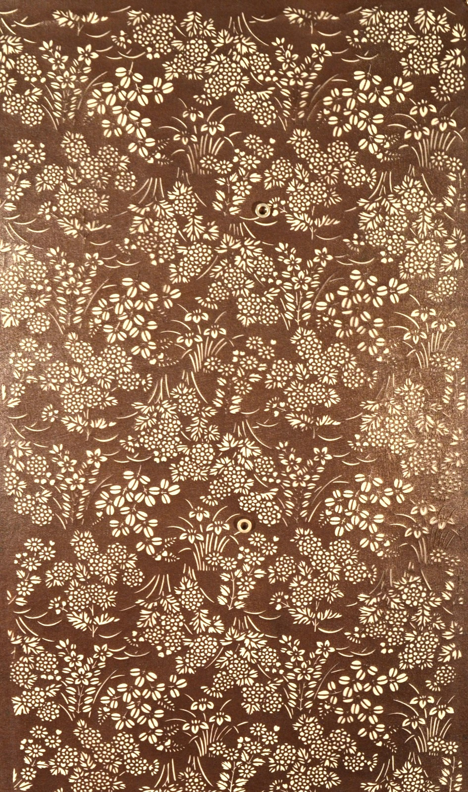 JAPANESE VINTAGE KATAGAMI 1930’s ANTIQUE PAPER KIMONO STENCIL / ART (KL0639)