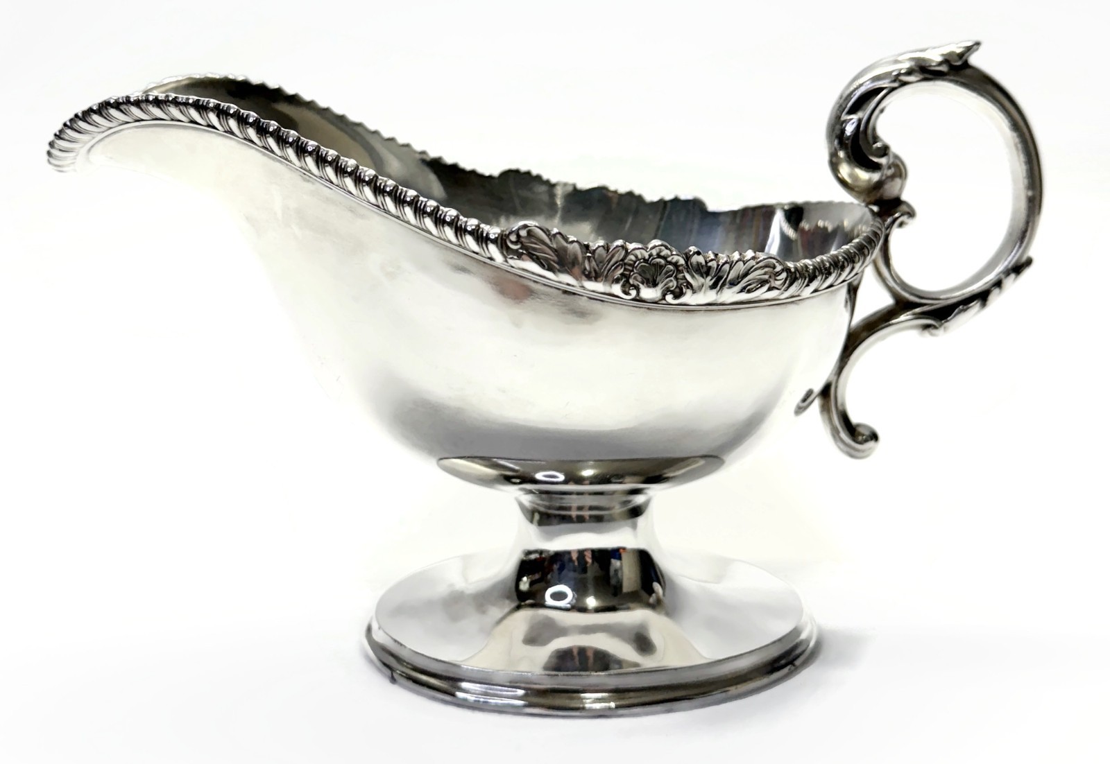 Silver-Plated Sauce Gravy Boat Israel Freeman and Sons IFS LTD