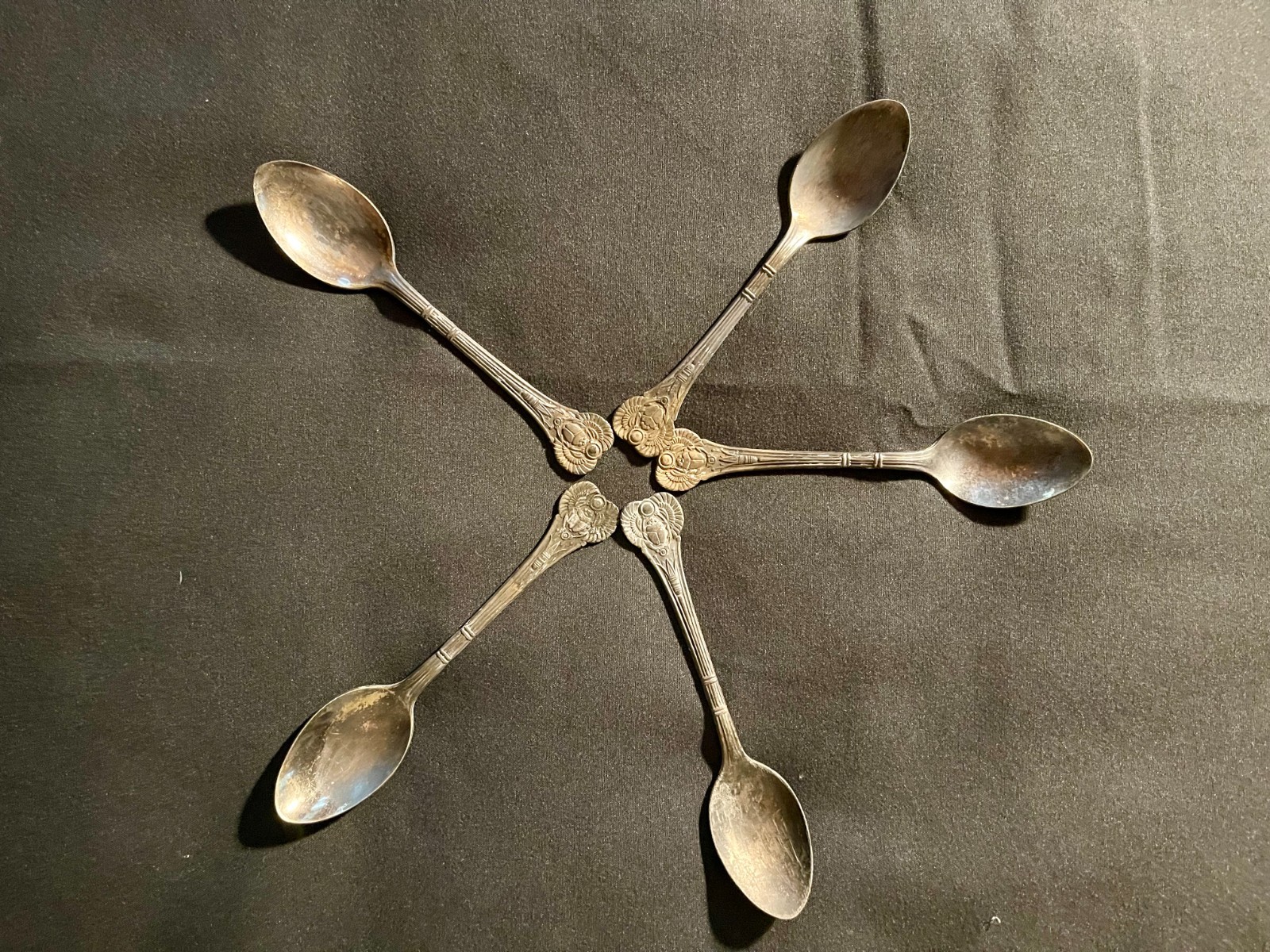 Tarnished Silverplate Flatware/Serving Utensils 23 pcs-Craft/Decor/Restoration