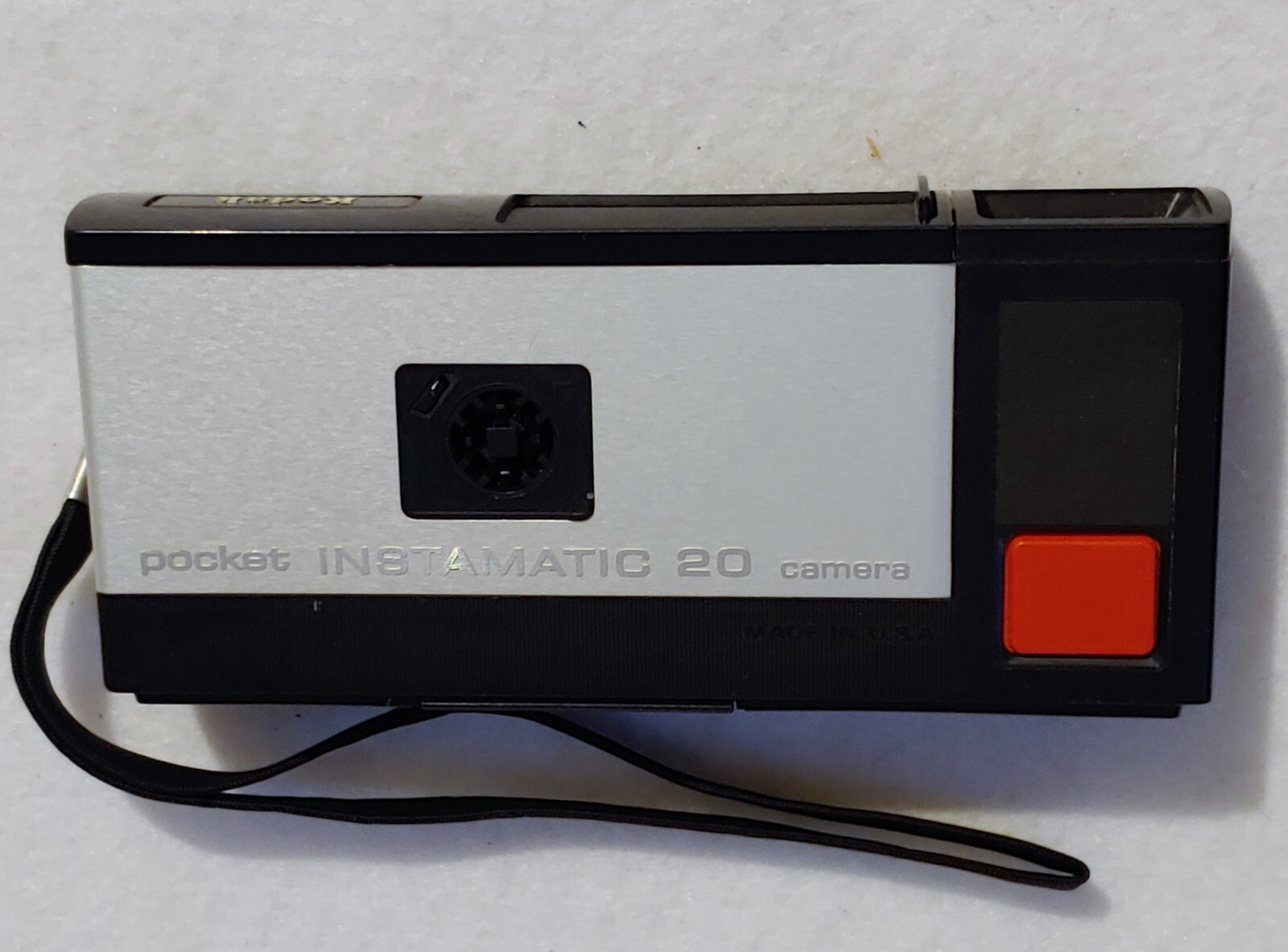 Vintage Kodak Instamatic Pocket 20 Camera Plastic Body Collectibles ” With Strap