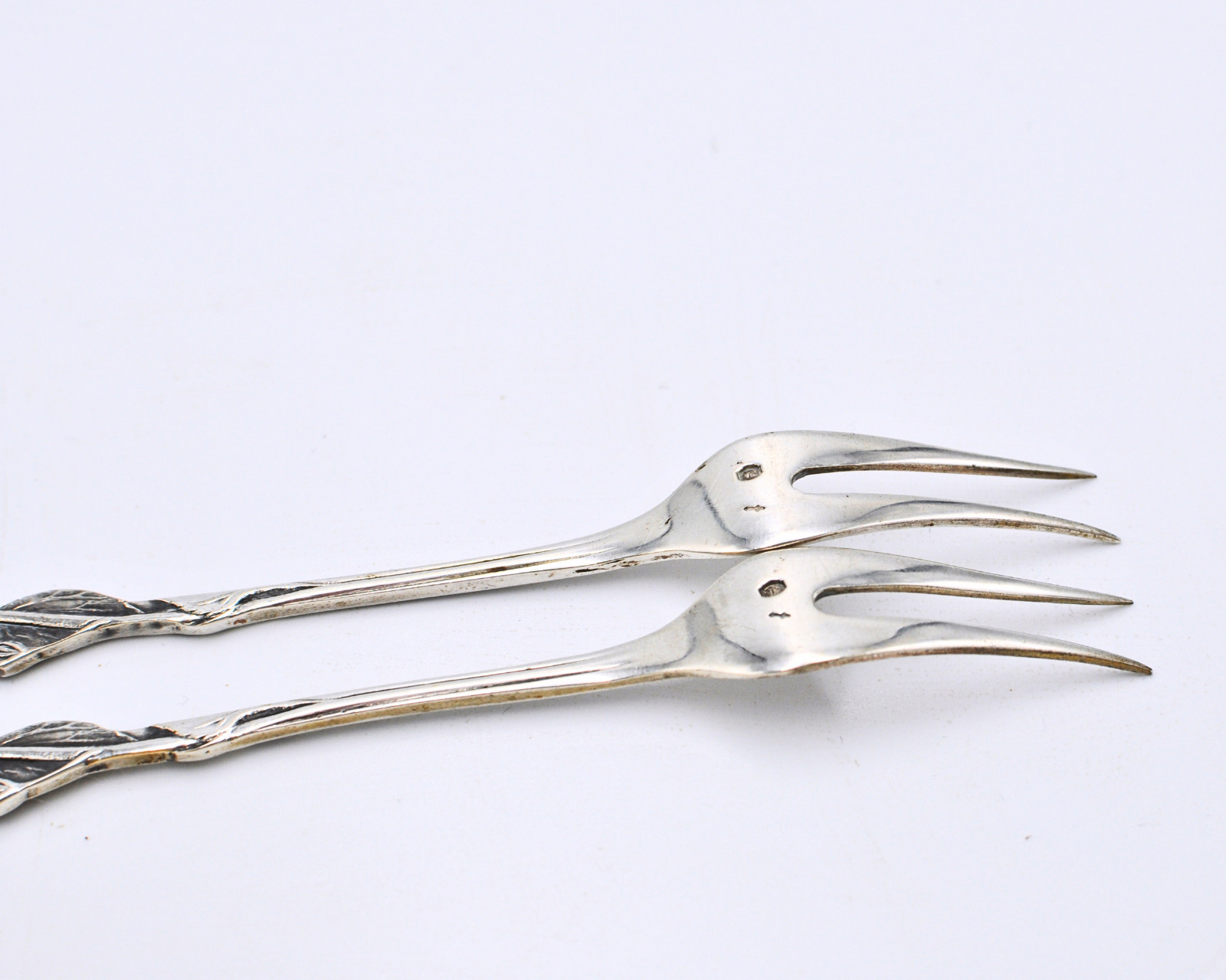 Continental Silver Hallmarked Sunflower Forks
