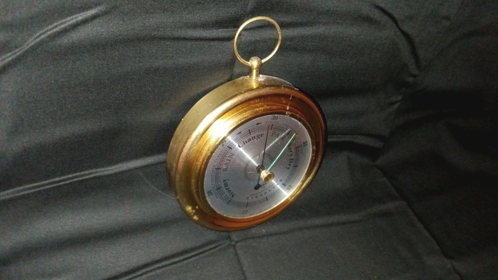 Swift & Anderson Inc. Barometer Compensated English Boston, MA Brass Weather
