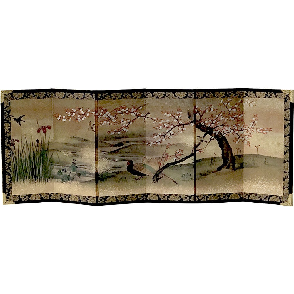Japanese Art Byobu Folding Screen Japanese Masterpieces: Four Seasons