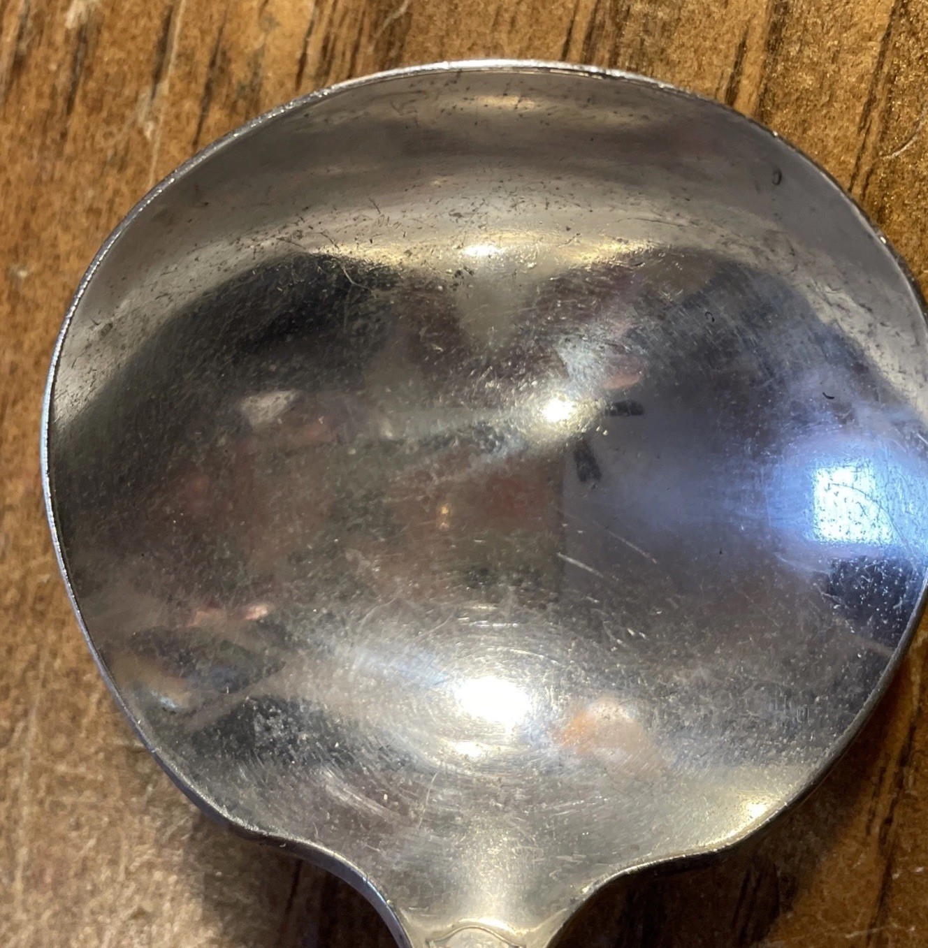 Oneida Community 1917 Exeter Pattern Gravy Ladle H Monogram On Handle