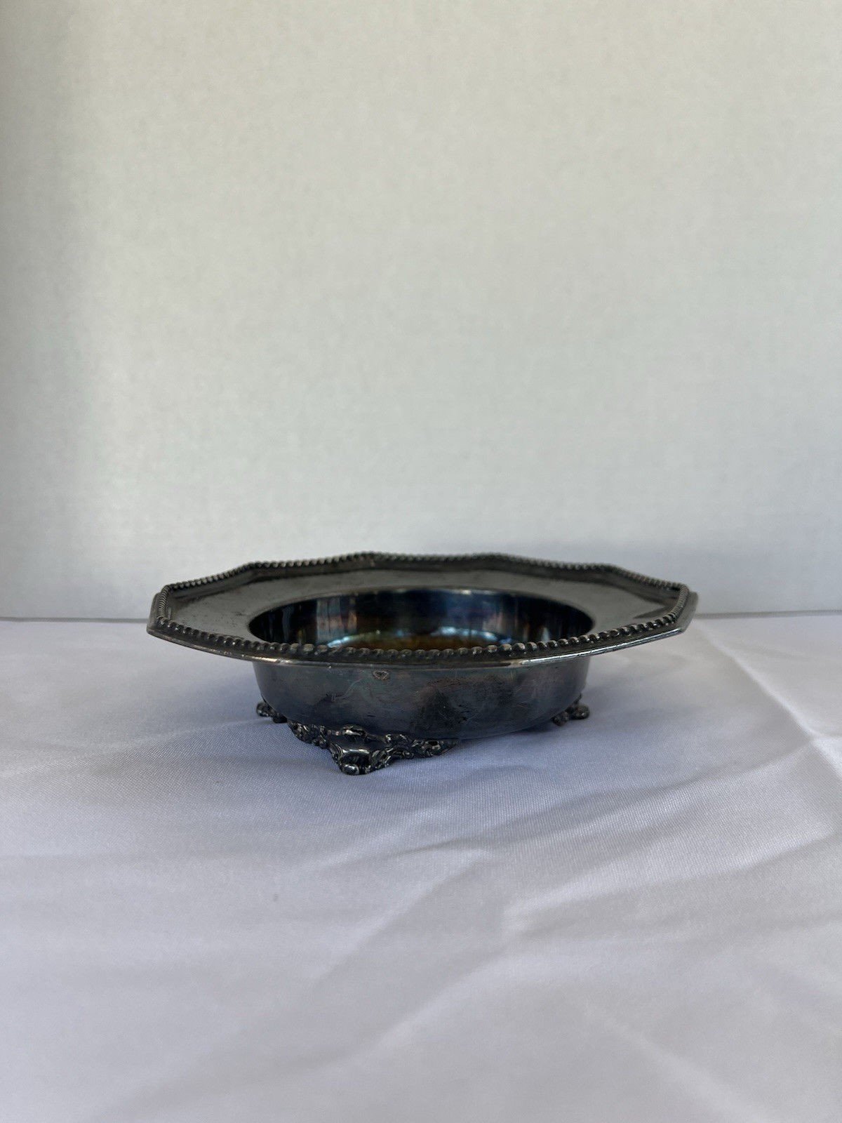 Vintage Reed & Barton 2035 Candy/nut Pedestal Dish Silver Plate 6.5″ Diameter
