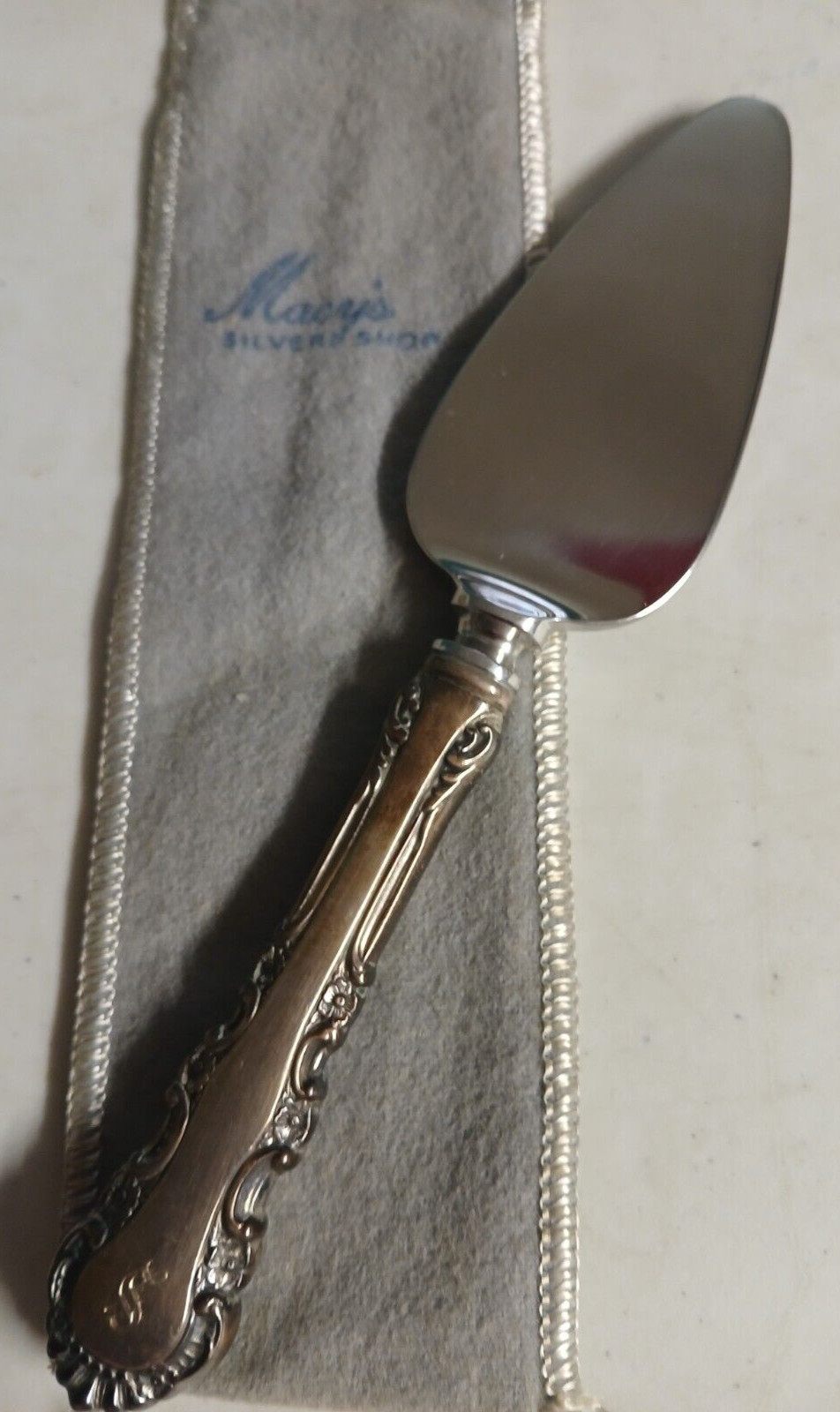 Old Colony 1847 Rogers Silverplate Dessert Knife–monogram S