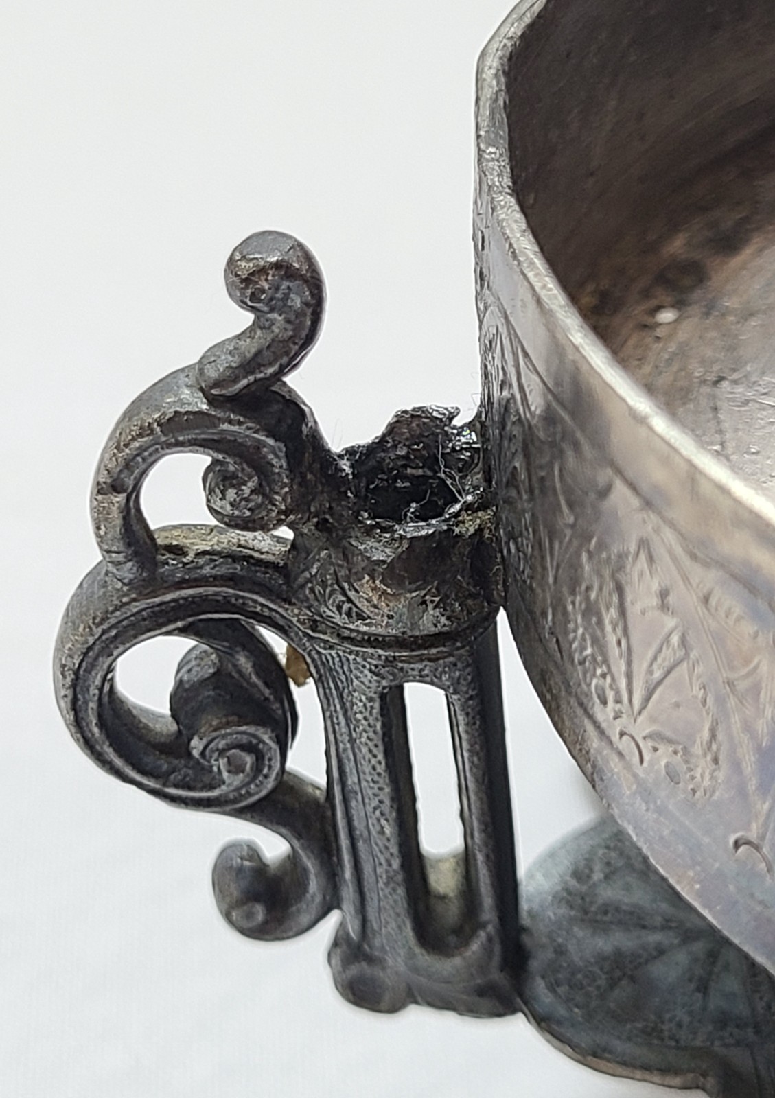 Pickle Castor Silverplate Frame Holder Antique 1875 – 1915