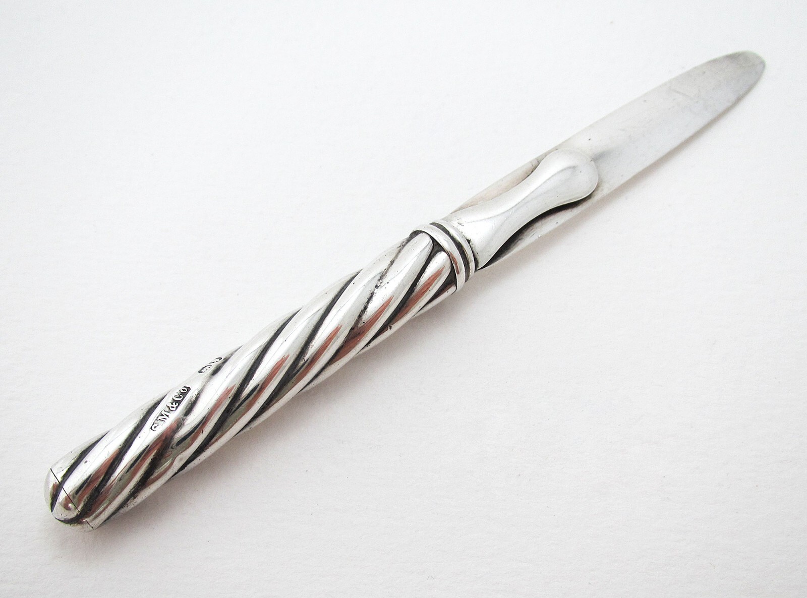 Rare Sampson Mordan Combination Sterling Silver Letter Opener Bookmark Victorian