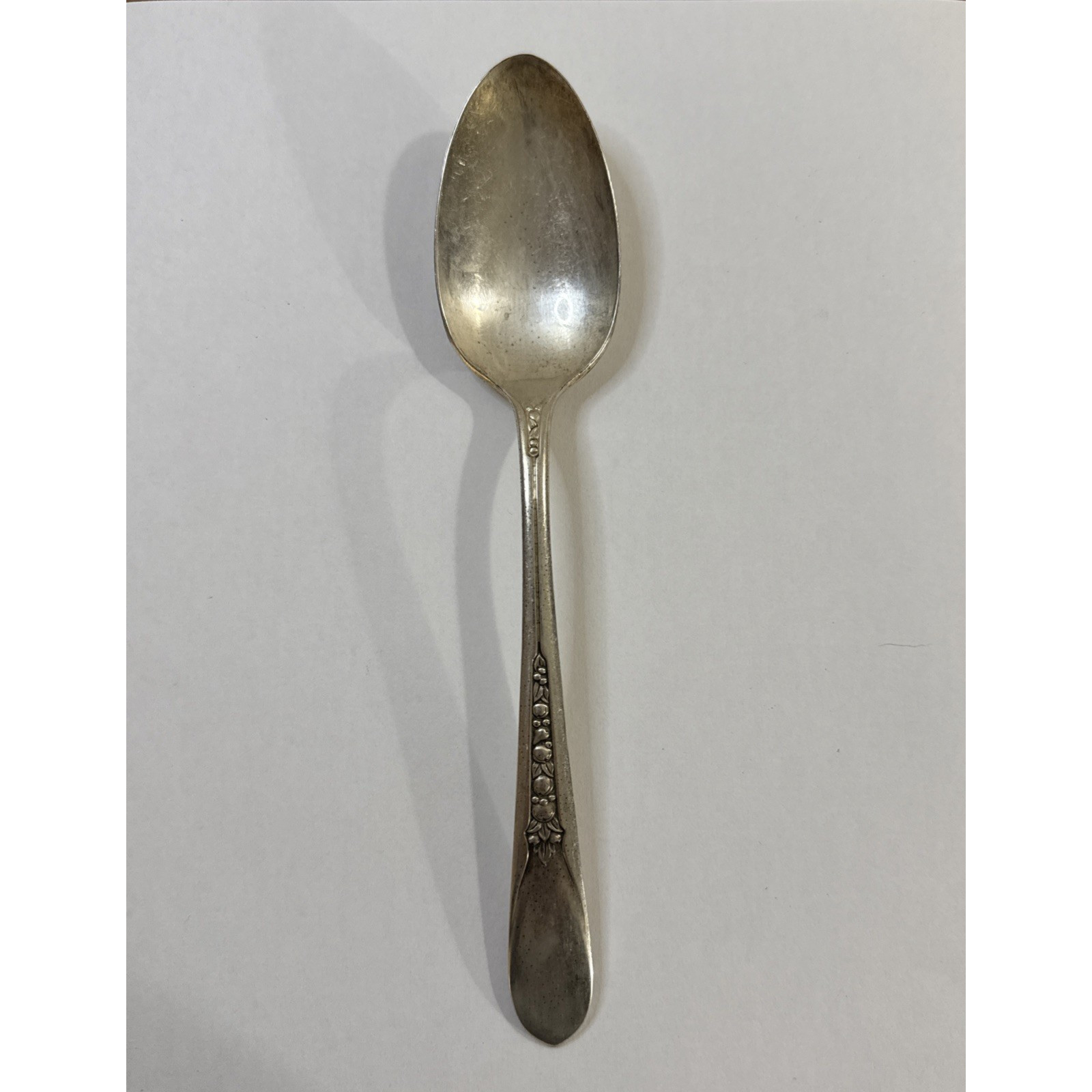 Priscilla Lady Ann Serving Tablespoon Wm Rogers 1941 Silverplate Flatware