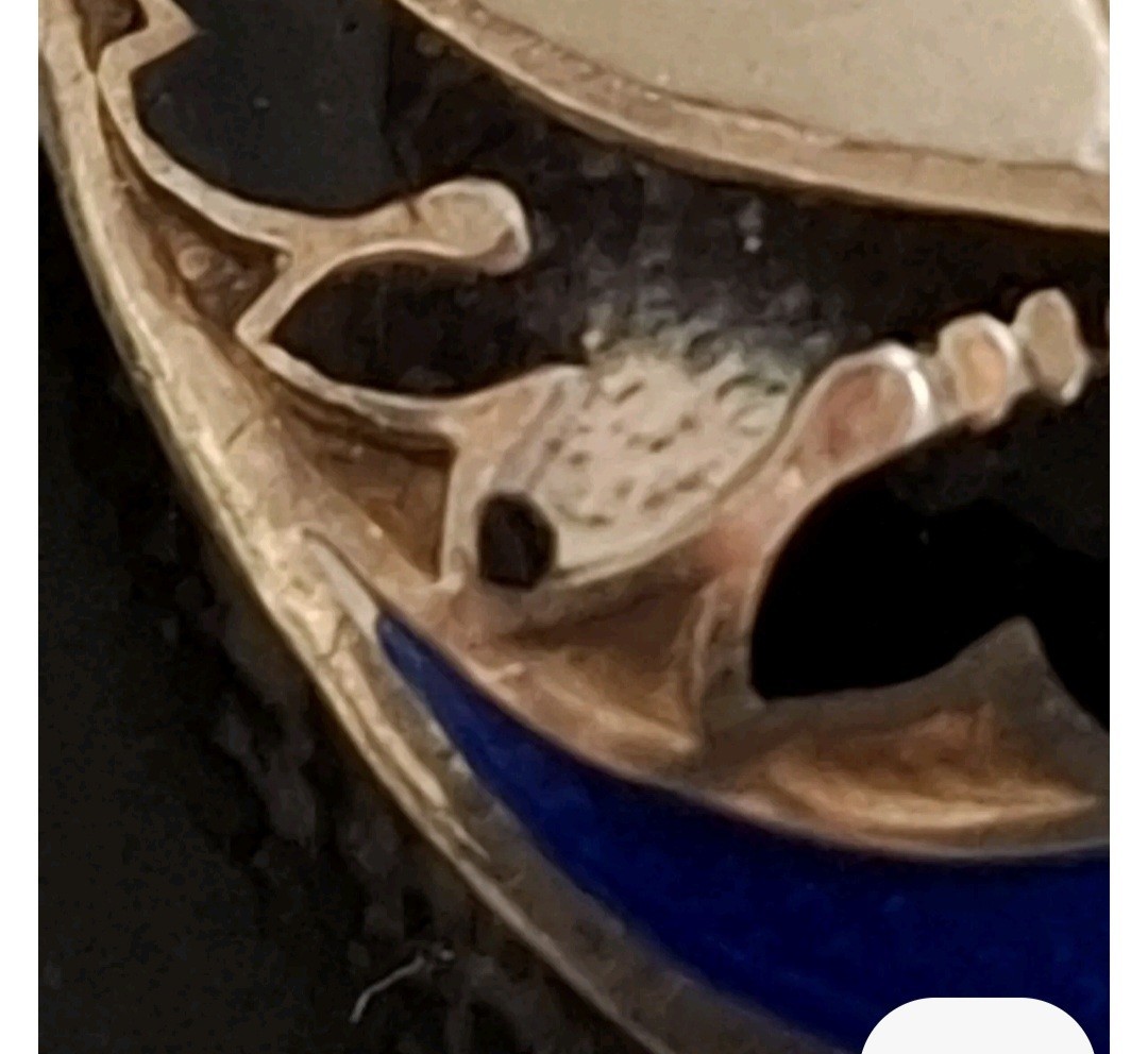 Silver enamel Teaspoons