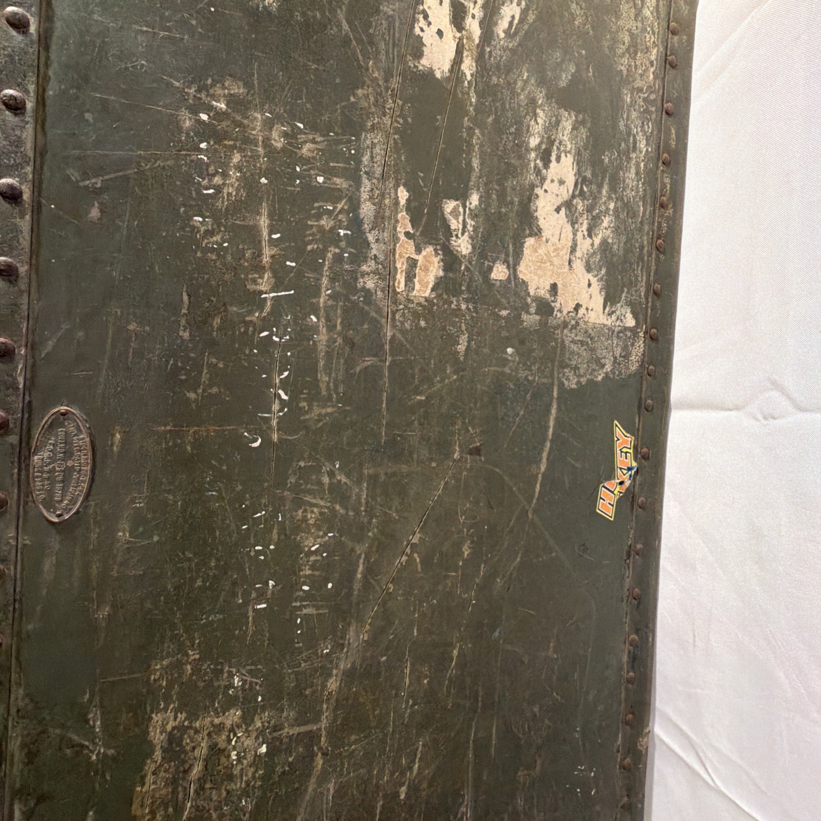 Kleber Trunk Dated June 12 1940’s WW2 Era Military Footlocker Trunk AS SEEN!!!