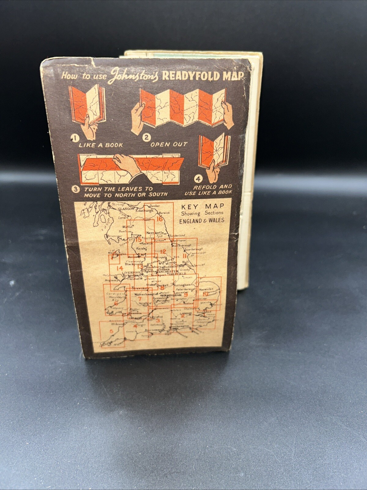 1930-1939 Johnstone Readyfold Touring Map, Section 4!’