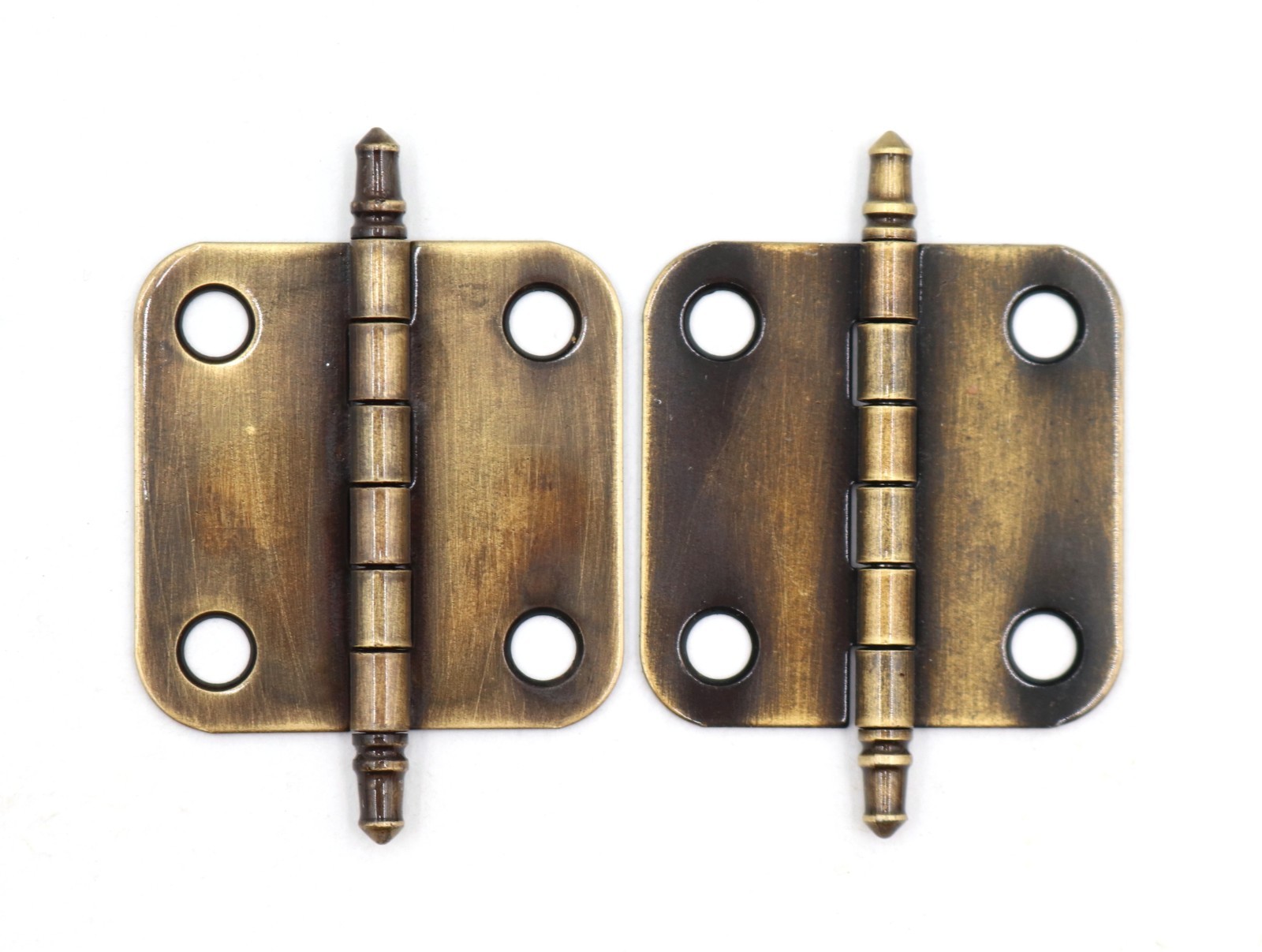 Pair of Vintage 1.5 x 1.5 in. Steel Amerock Cabinet Hinges
