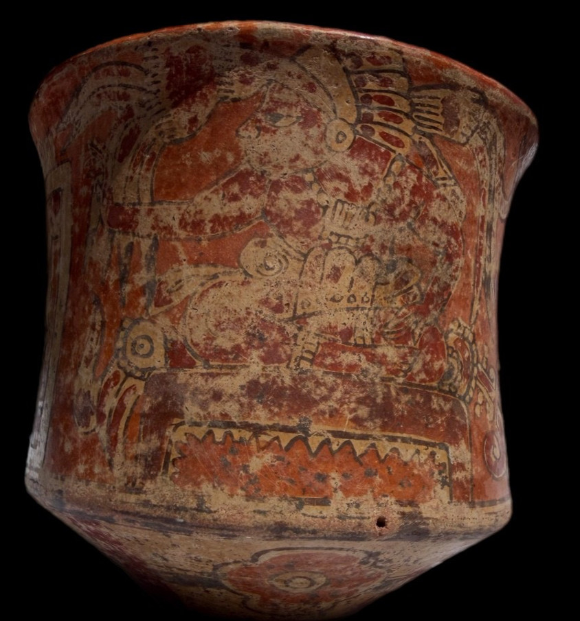 EXCEPTIONAL PRE-COLUMBIAN POST-CLASSIC MAYAN BOWL Circa 300 900 A.D Authentic