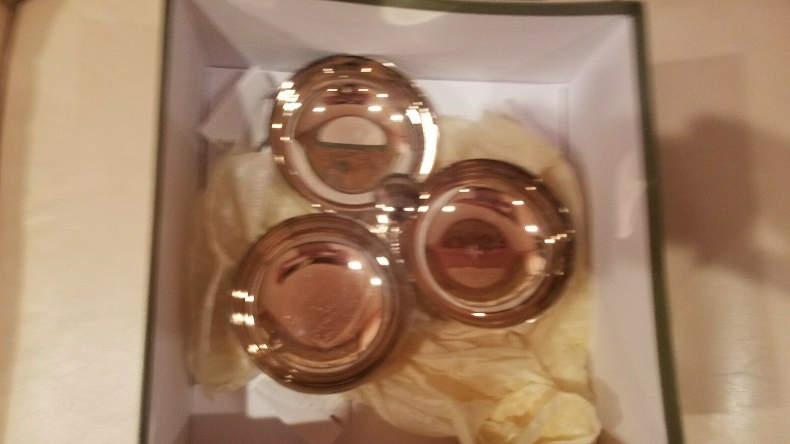 Christofle. Vibrations. Silverplate Snack Dish. New in orig.box. 4 1/2diameter