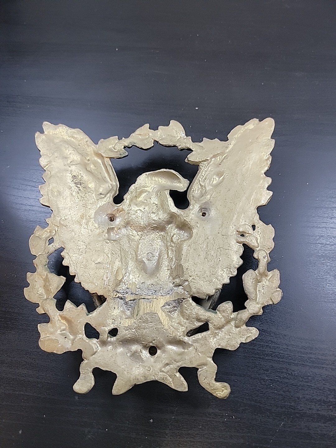 American Eagle Door Knocker Gold colorl Original Home Decor Antique Cast Iron