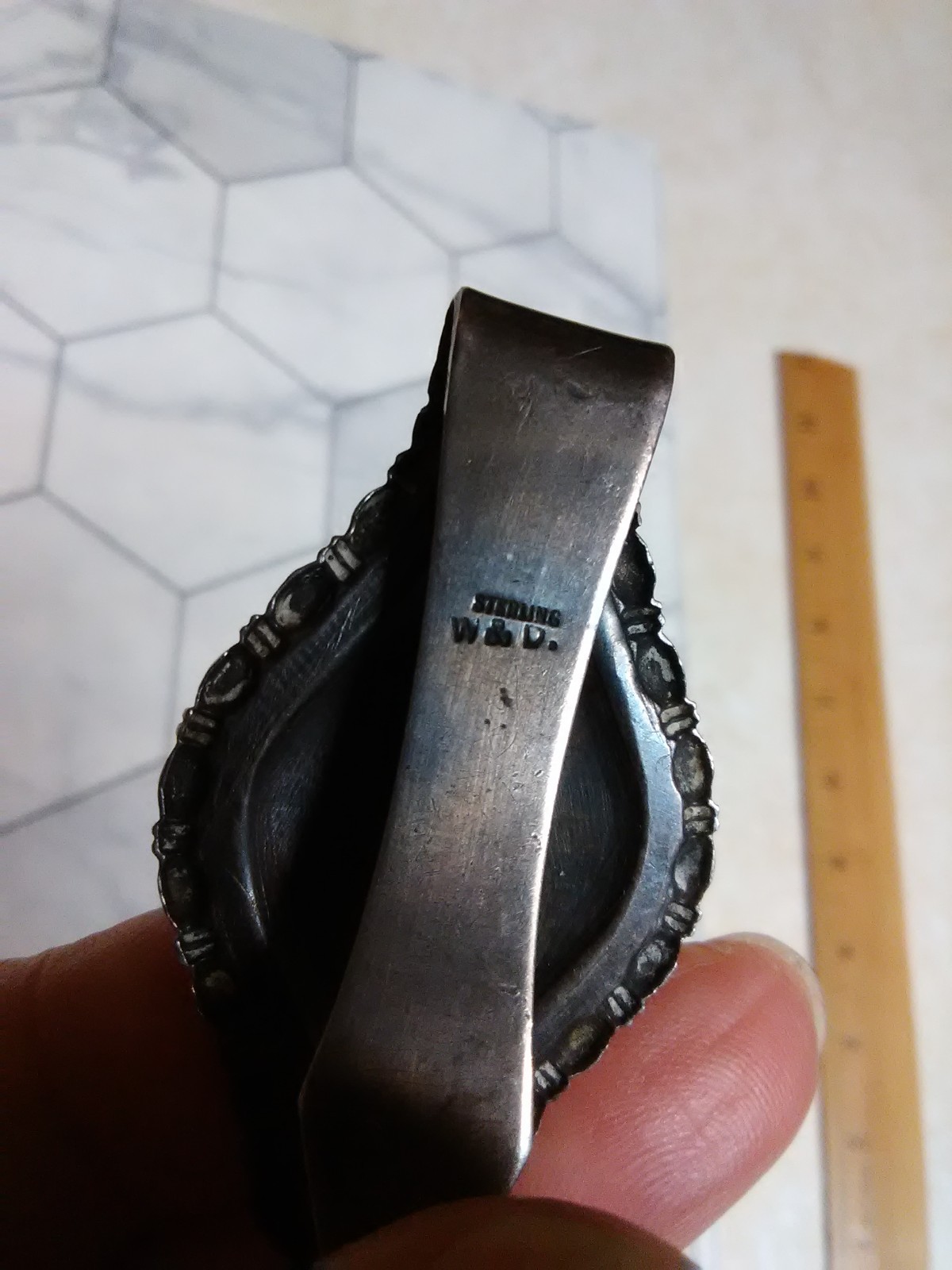 Sterling W & D chatelaine clip vintage / antique ??