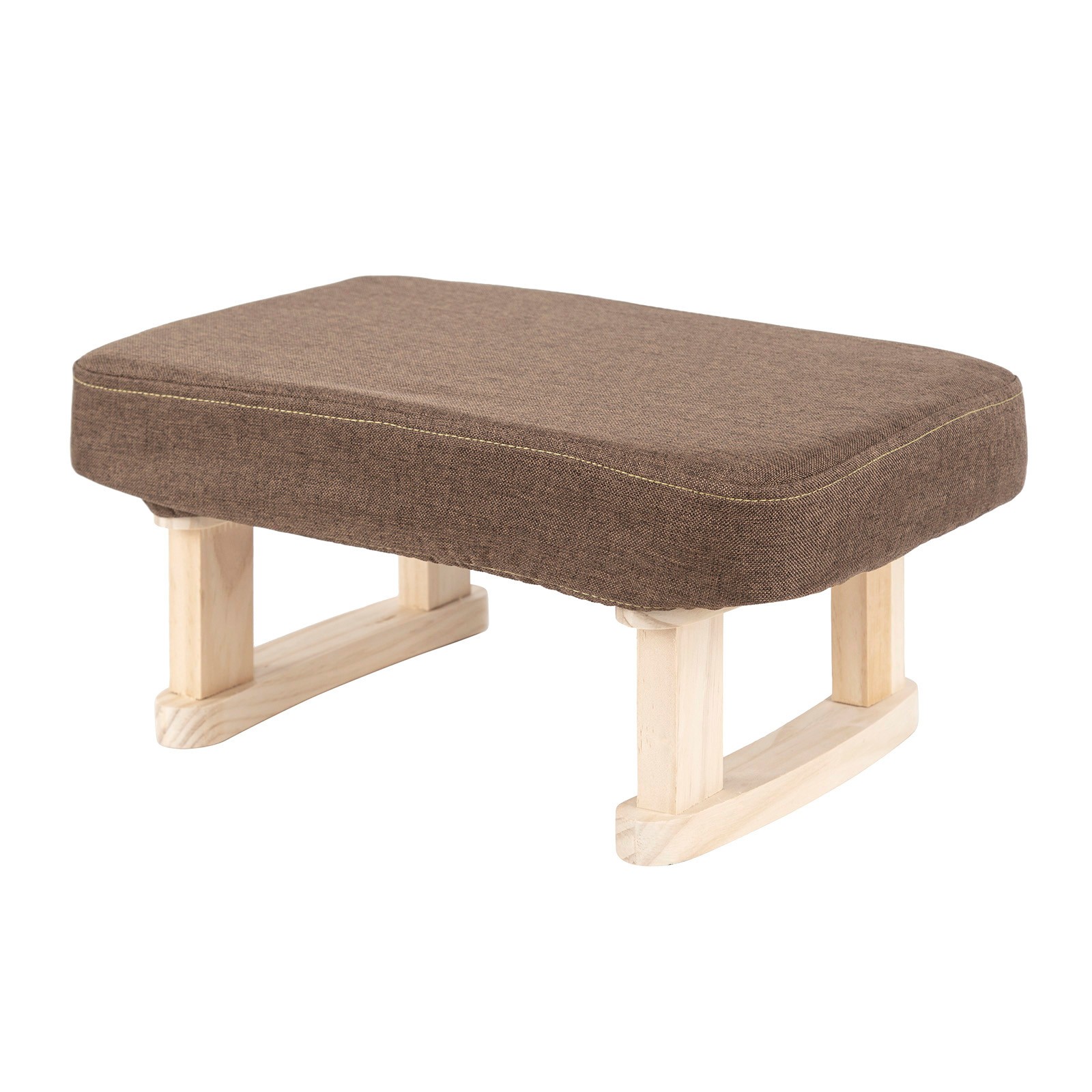 Footstool Chair Stool Rectangle Footrest Padded Rest Seat Padded Pouffe Chair