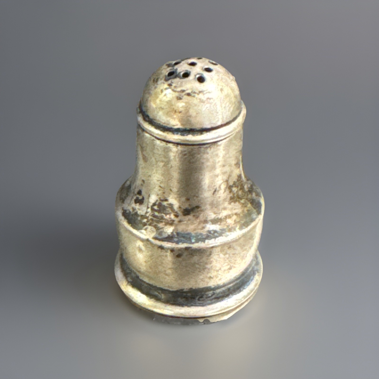 Vintage designer Webster sterling silver Mini salt shakers One Piece Only 8 Gram