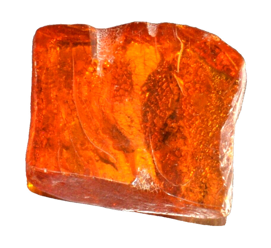 RUSSIAN SOVIET BALTIC AMBER BEAD GEMSTONE ROCK STONE PENDANT NECKLACE PIN BROOCH