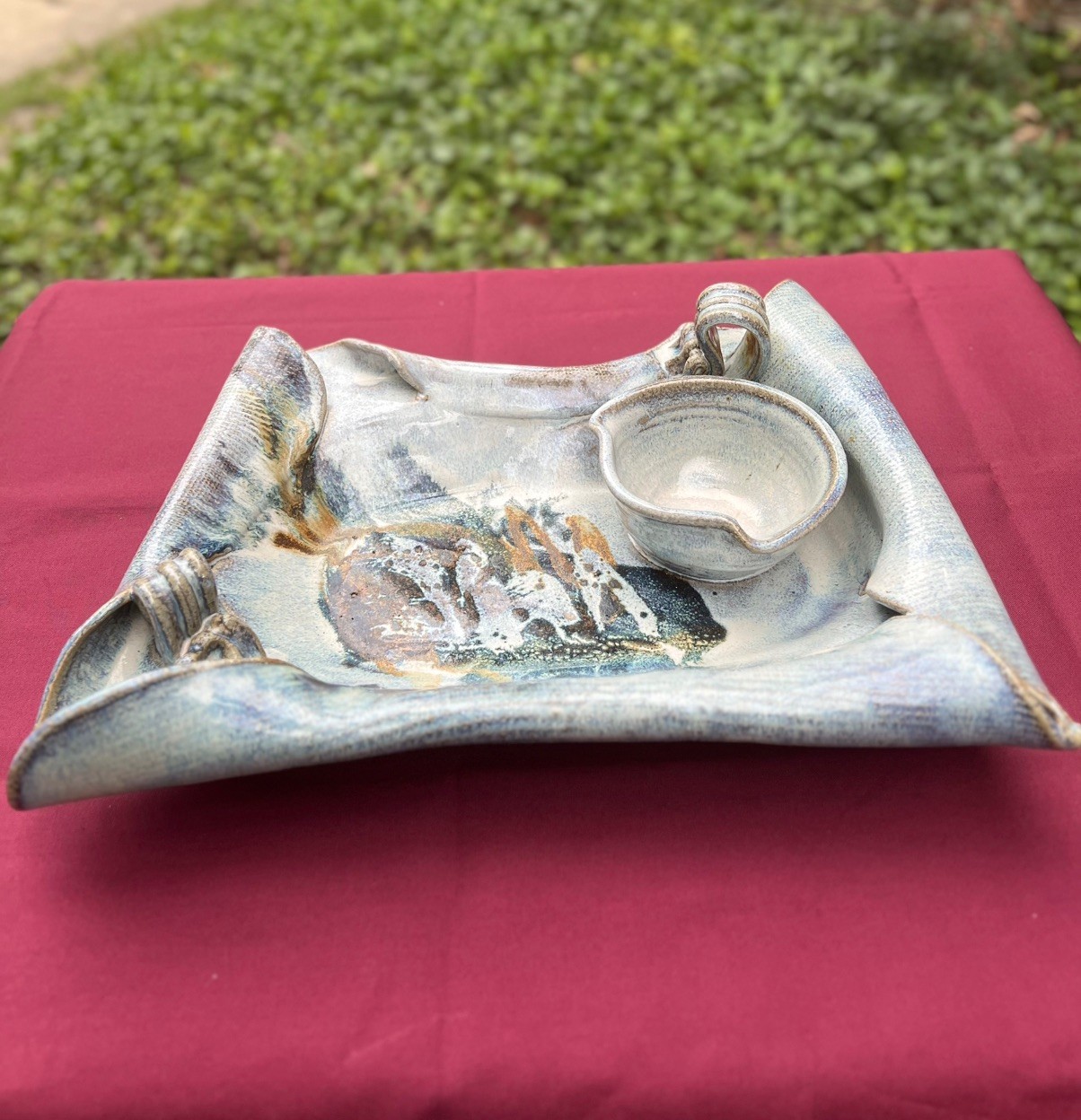 Vintage Robert Sperry Ceramic Glazed Slab