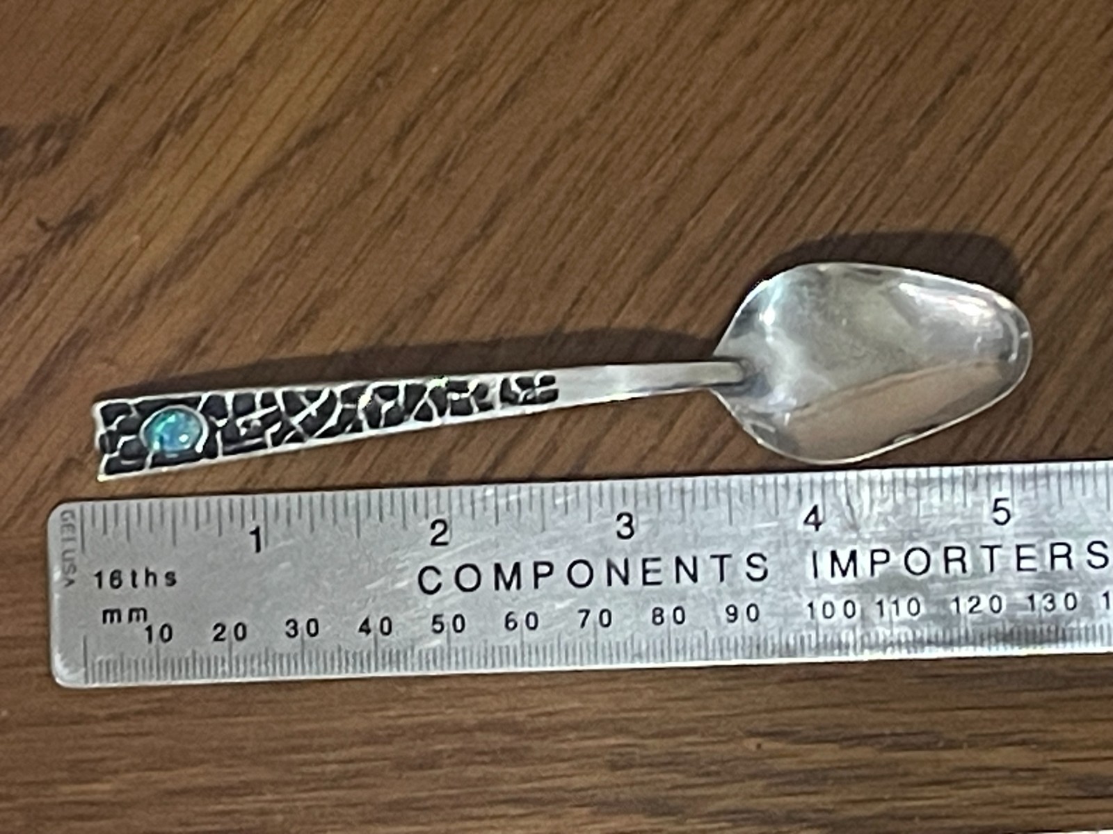 Australian Opal Sterling Silver Spoon 17 g