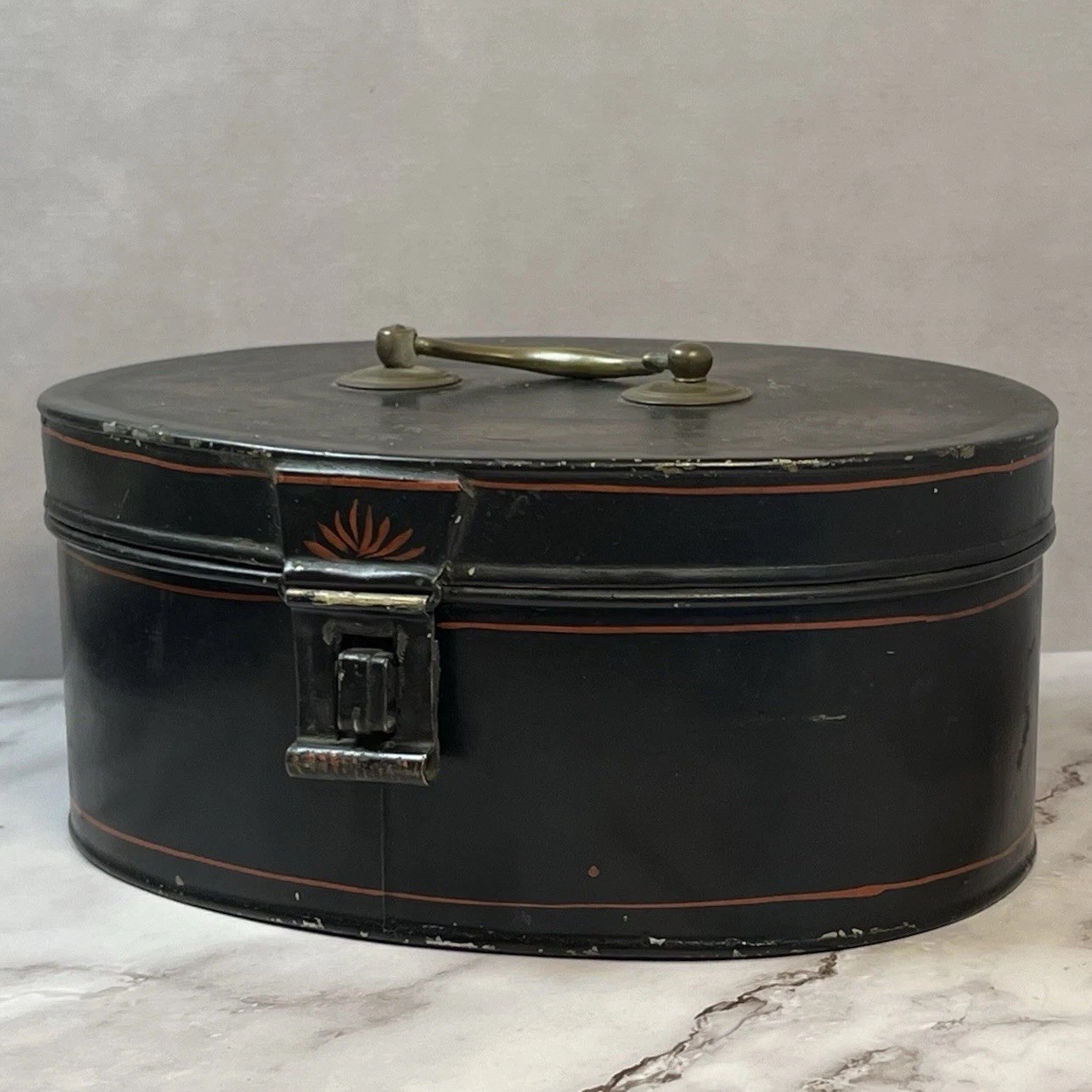 Mid-19th Century Toleware Dressing Case With Provenance
