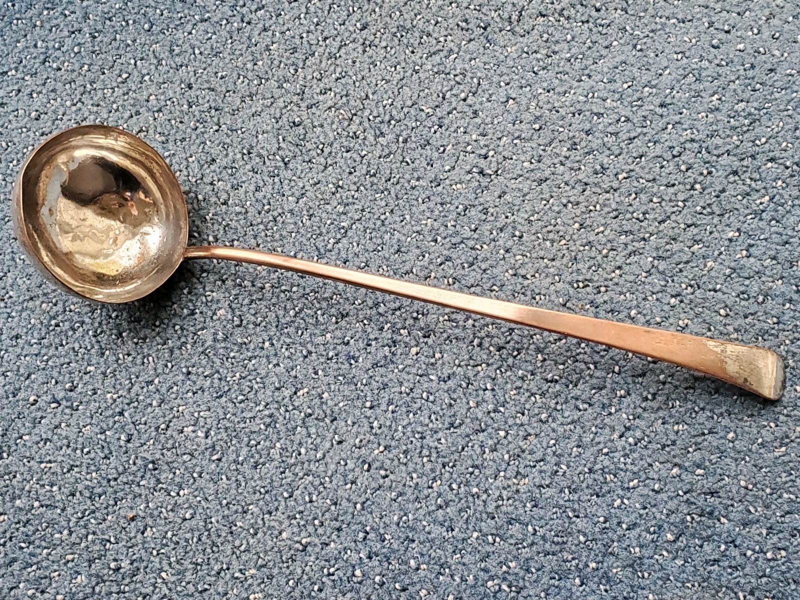 Large Antique Silverplate Laddle – 13 Inches