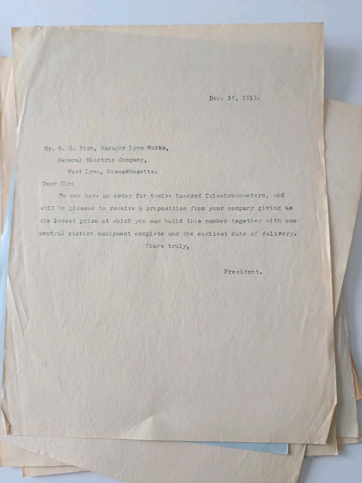 Telephone Rochester Telechronometer Meter Patent Archive 1907-1916 GE Siemens