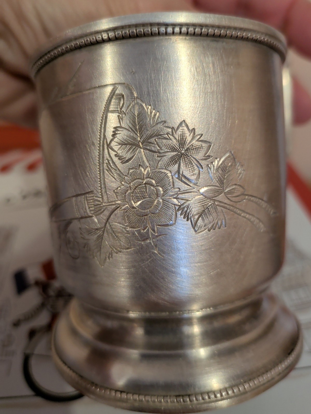 Beautiful Antique Late 19th Century Russian Imperial 84 Silver Tea Glass Holder
