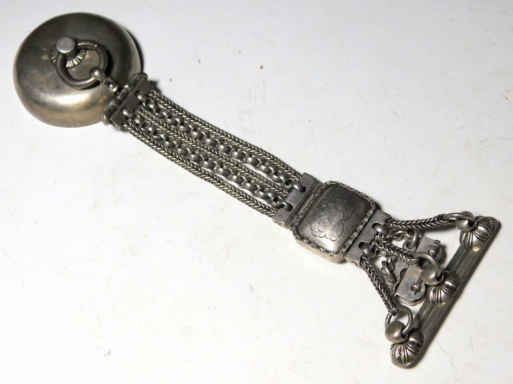 Meiji period Tobacco-pouch Chain Kanagu Edo original netsuke inro antique