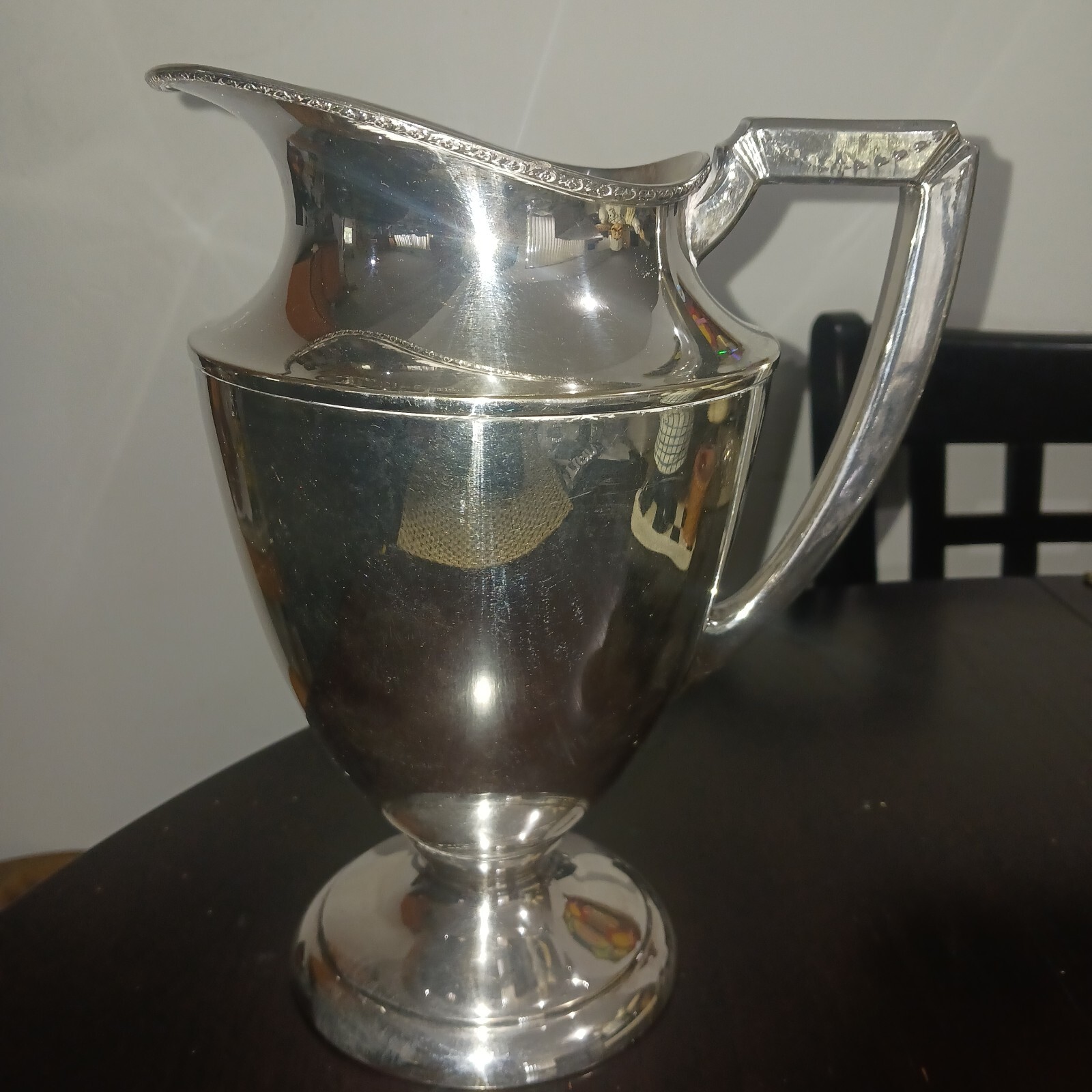 Benedict E.P.N.S. B.M.M. Period Plate Georgian 1859 Silver Water Pitcher