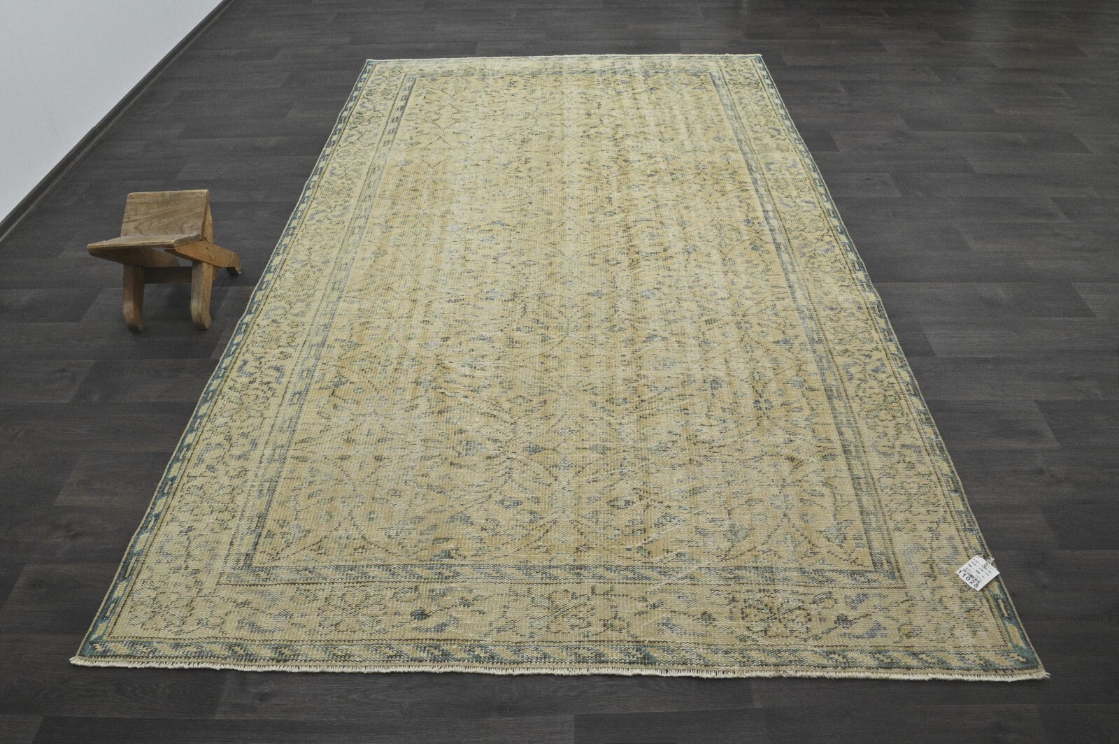 Oushak Turkish Vintage Rug 6×10 Kilim Rug Anatolian Handmade Boho Decor YELLOW