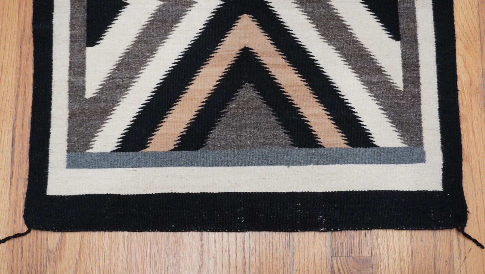 Antique American Navajo X Design Handmade South West Wool Rug 2’1″ x 2’3″