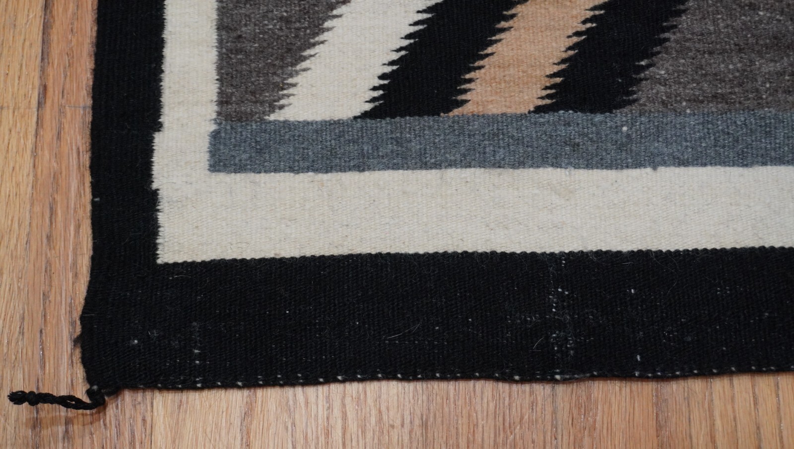 Antique American Navajo X Design Handmade South West Wool Rug 2’1″ x 2’3″