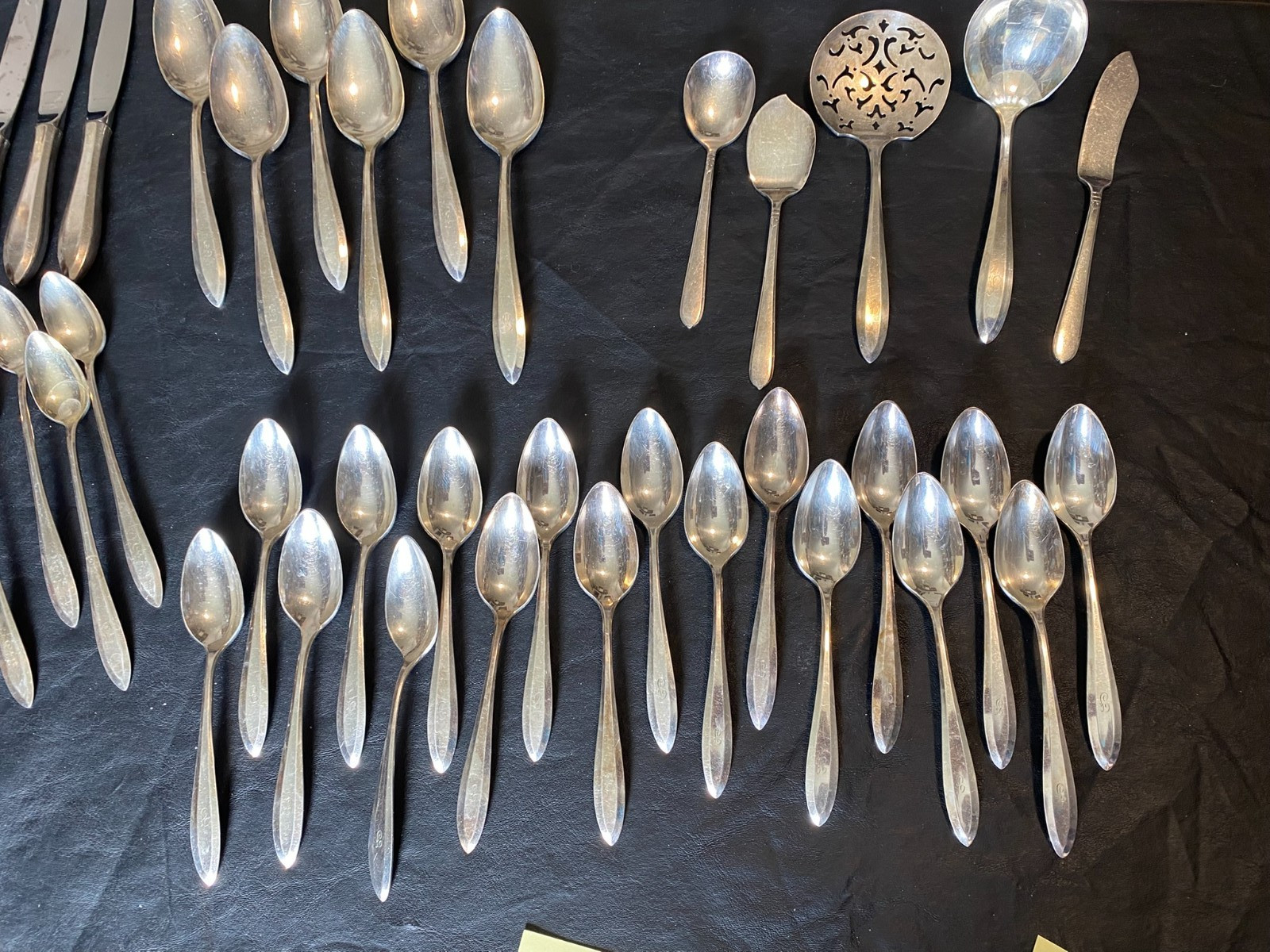 silverplate flatware Community Plate Patrician over 40 pieces
