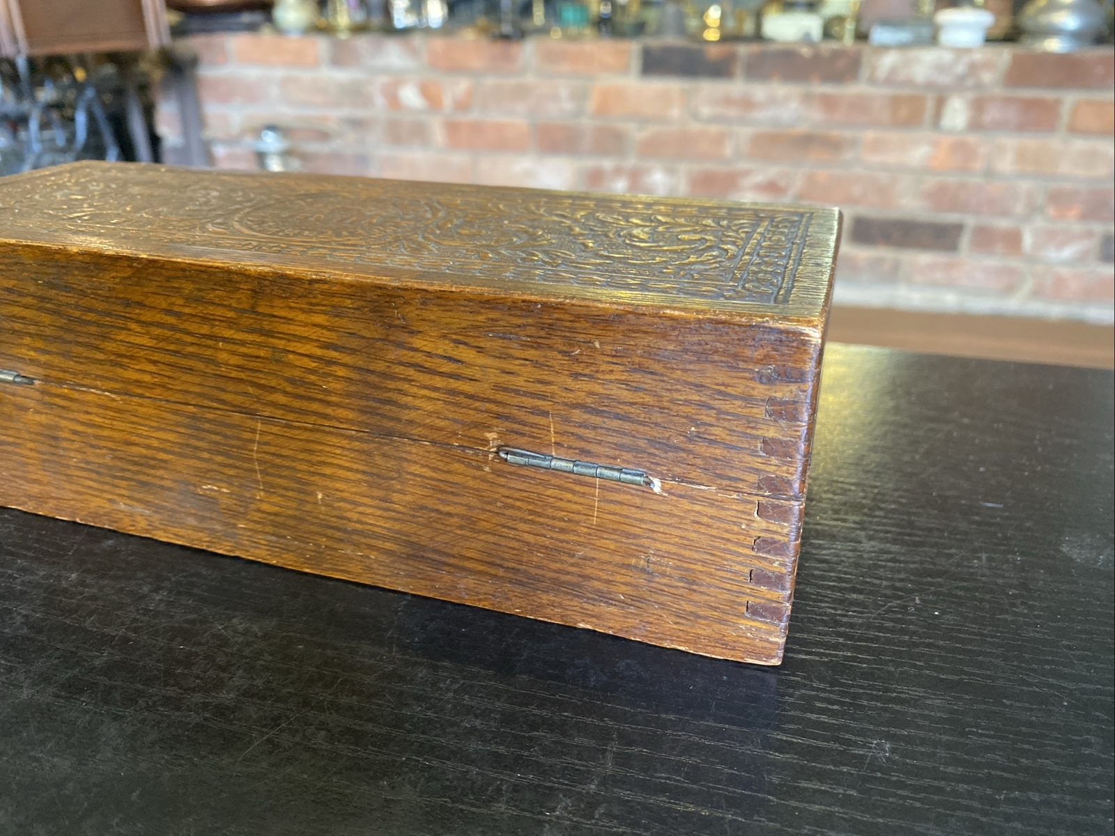 Antique Wheeler & Wilson Sewing Machines Ornate Wooden Accessories Storage Box