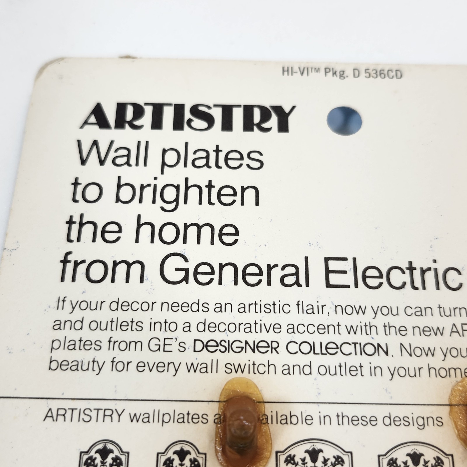 GE Artistry Double Light Switch Cover Plate Pennsylvania Dutch Tulip Vintage