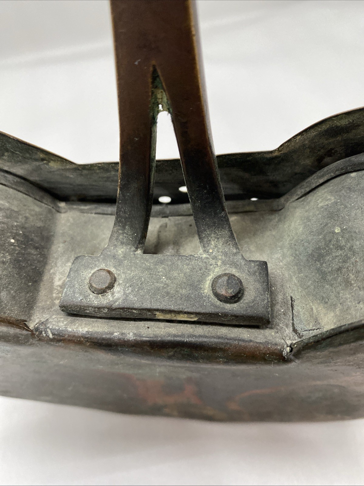19th-century brass chestnut Roaster