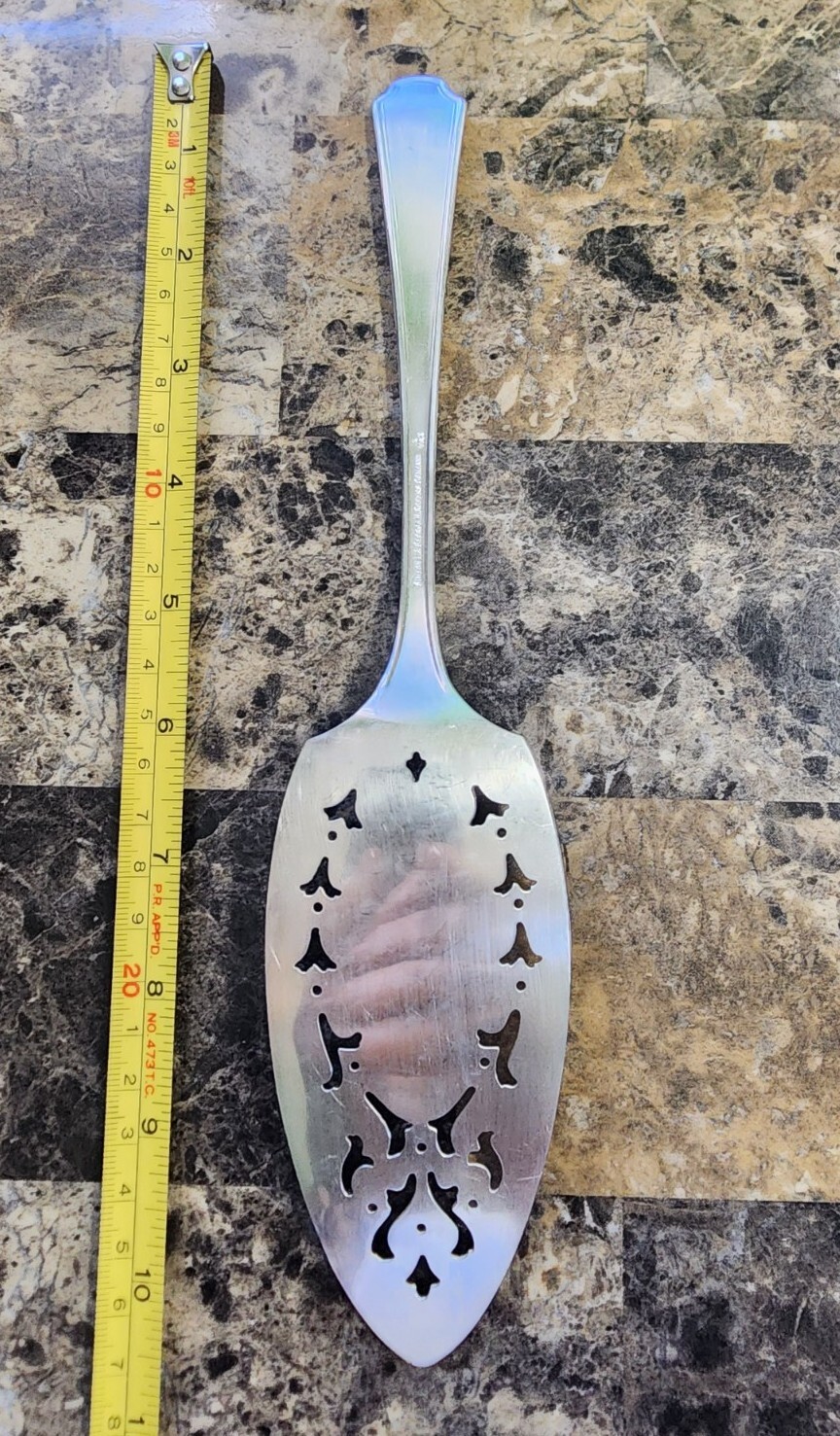 SL & GH ROGERS c1929 BERKELEY PTRN SILVERPLATED PIE🥧 PASTRY 🍮& CAKE 🍰 SERVER