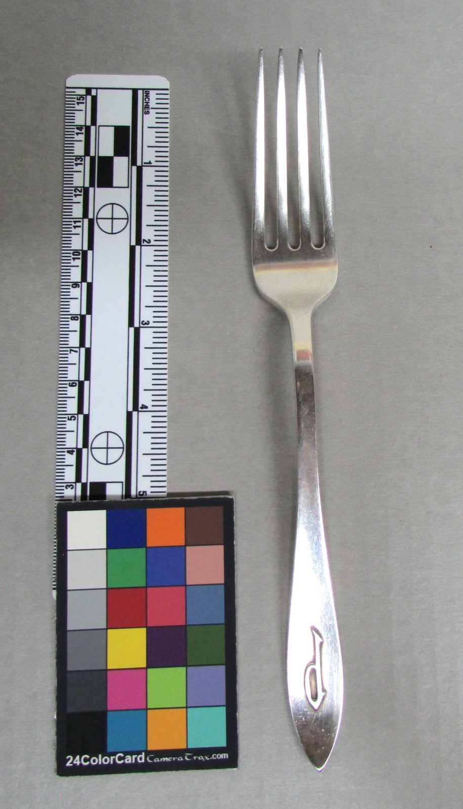 Dinner Fork, Sterling Silver, Buckingham Narrow, Shreve & Co, “P” 8”