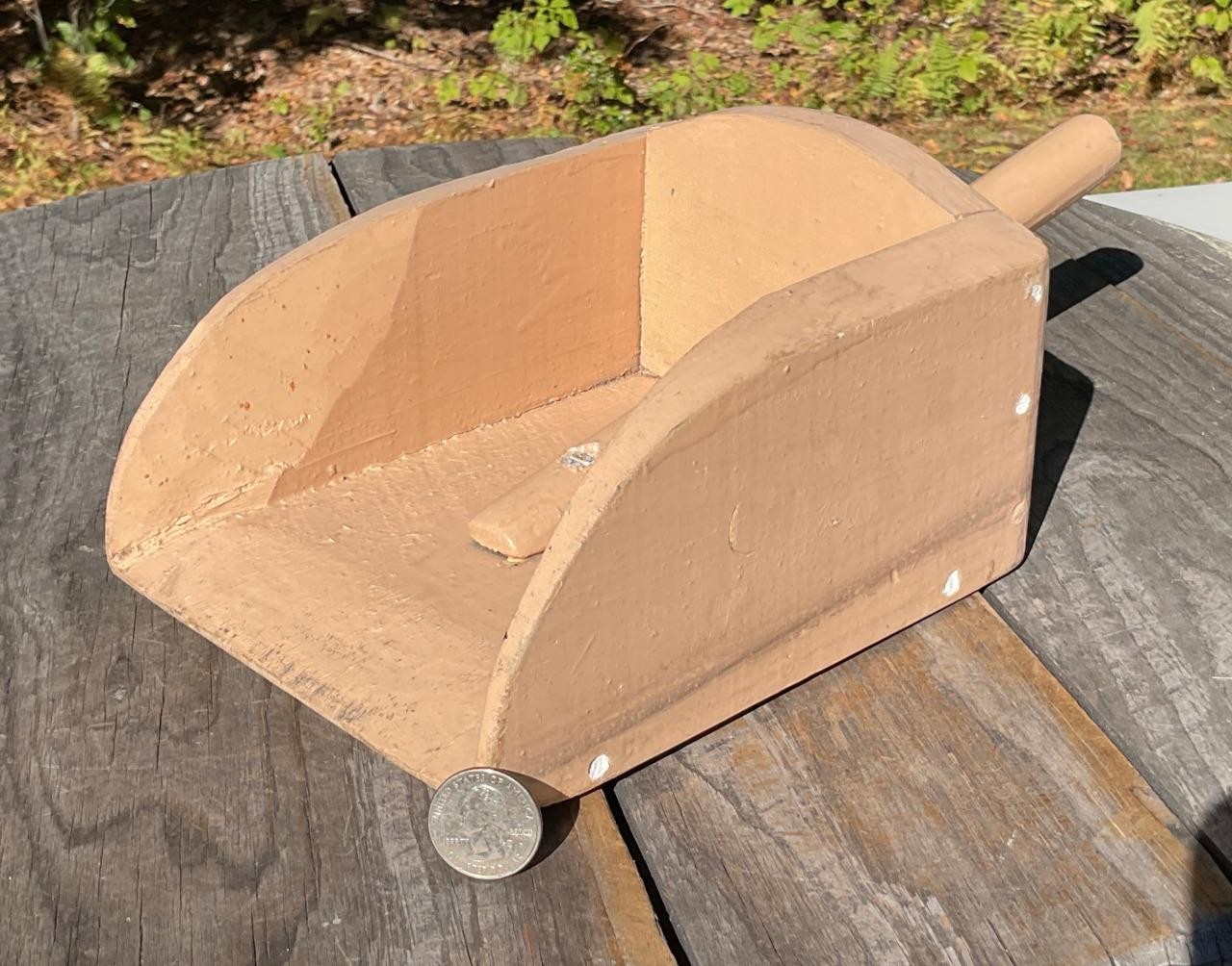 Vintage Prim Wood Old Painted Watermens Boat Bailer Water Scoop Marine Nautical