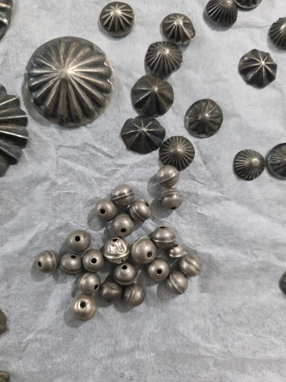 Vintage Native American Silver Jewlery Lot. Acid Tested 245g