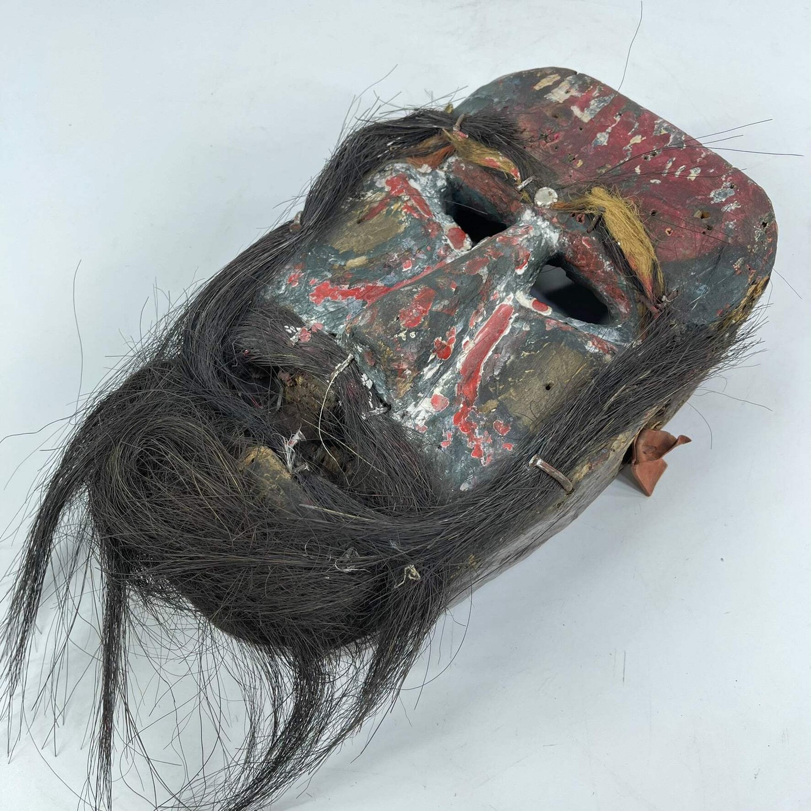 Ibibio Carved and Painted Cross River Mask Nigeria
